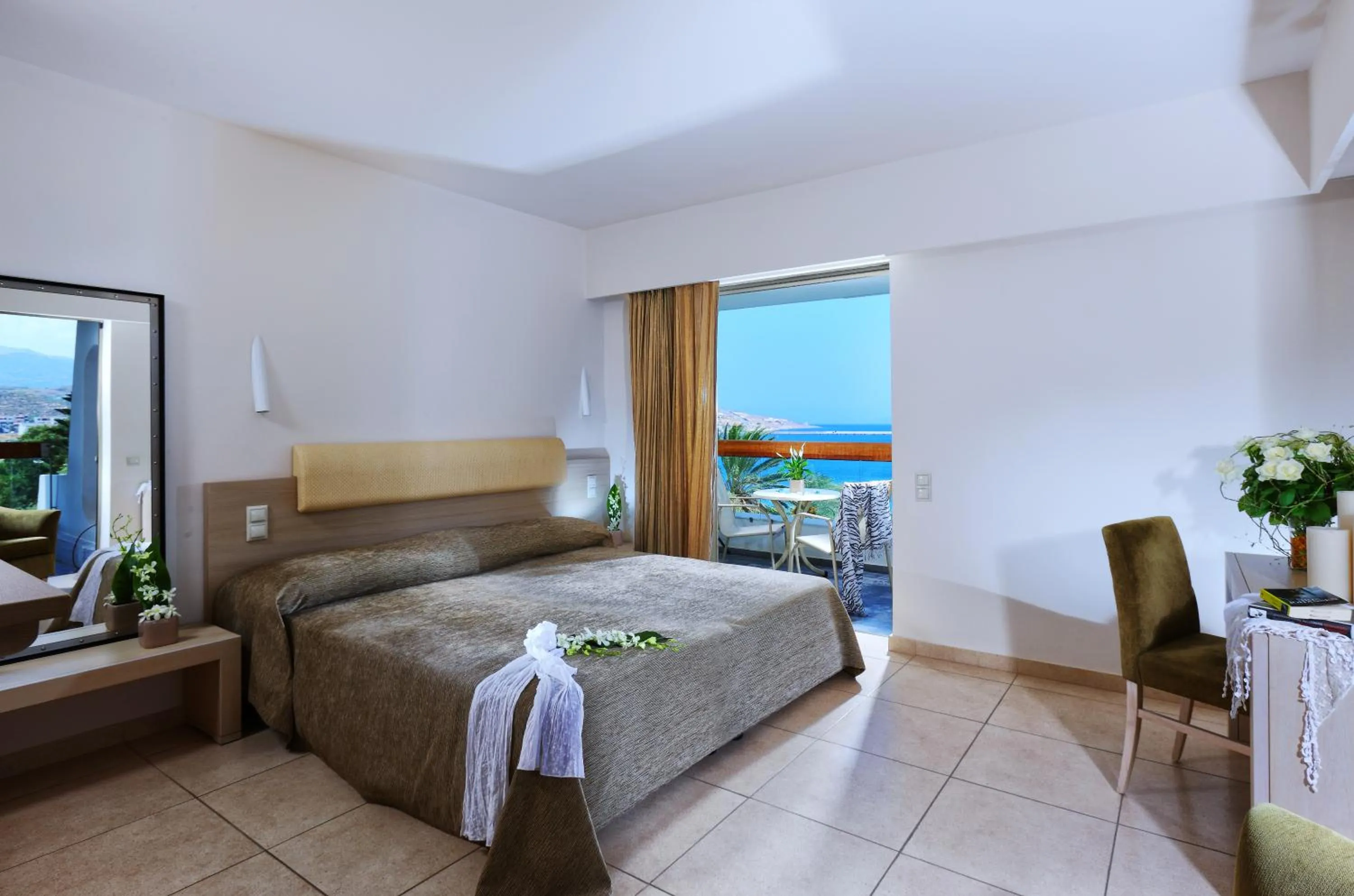 Bedroom, Bed in Sitia Beach City Resort & Spa