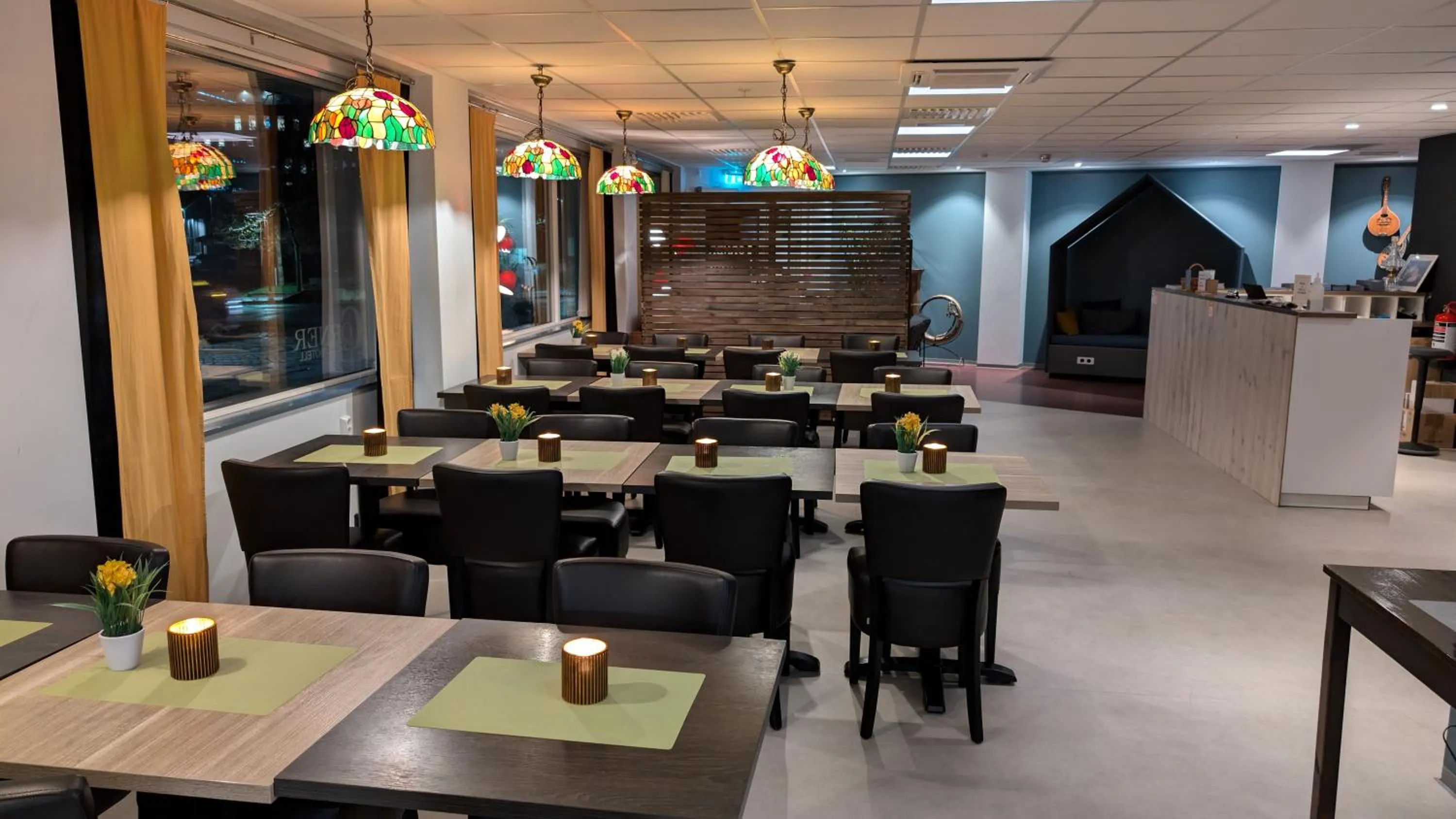 Lobby or reception in Corner Hotell