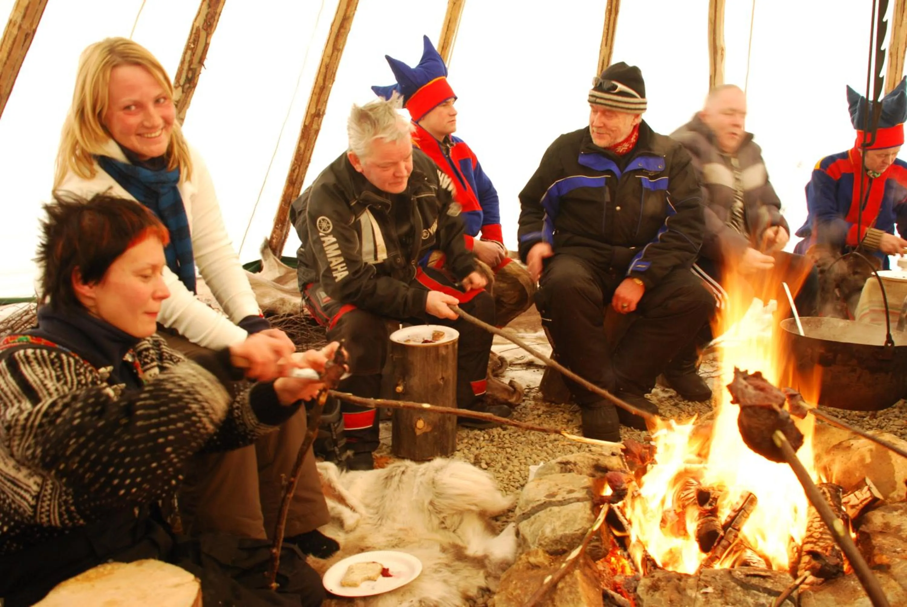 group of guests in Lakselv Hotel