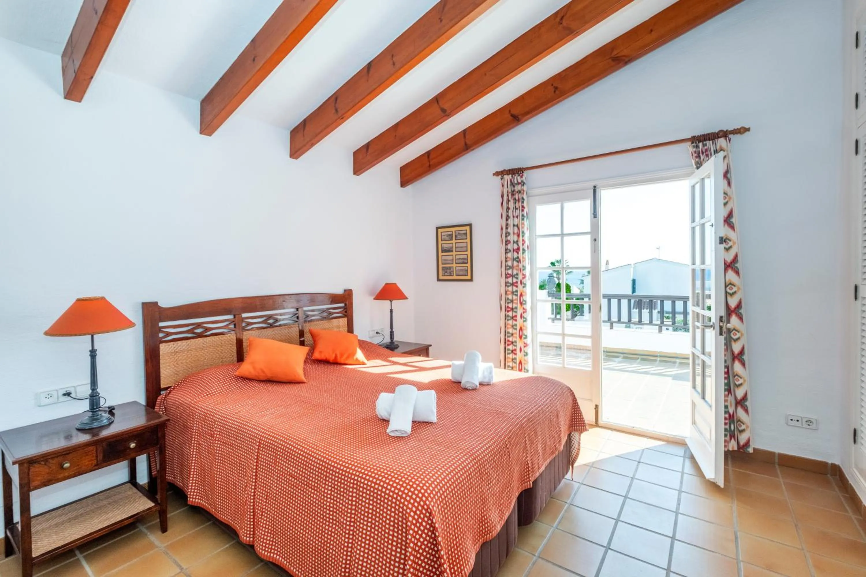 Bed in Villa Binigo