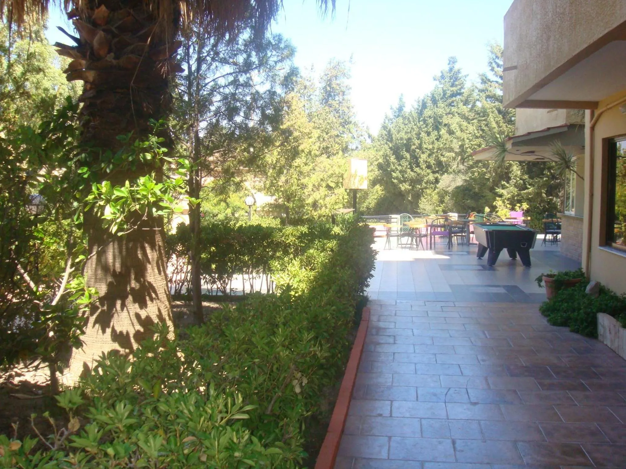 Facade/entrance in Achousa Hotel