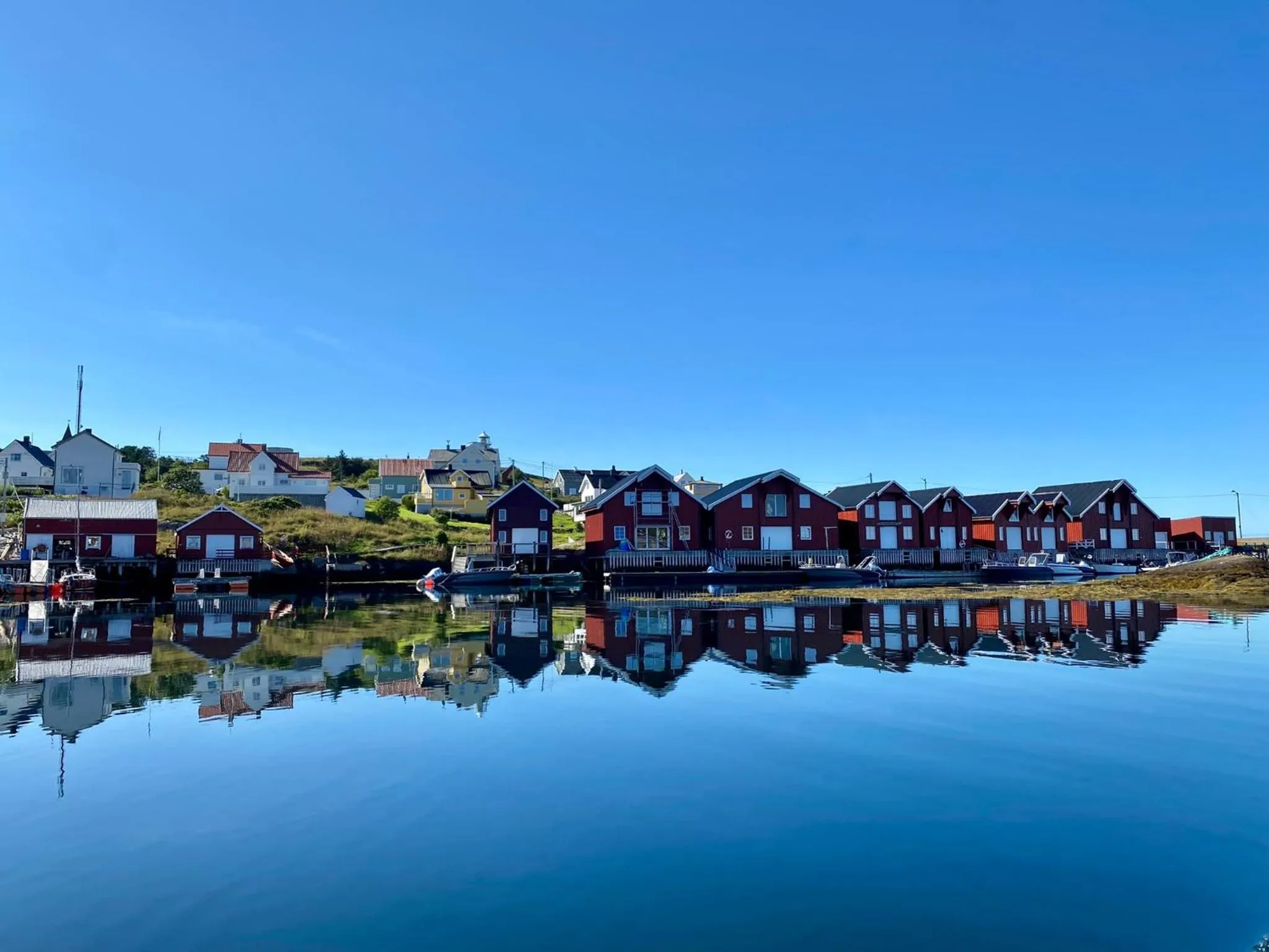 Natural landscape in Hotel Frøya