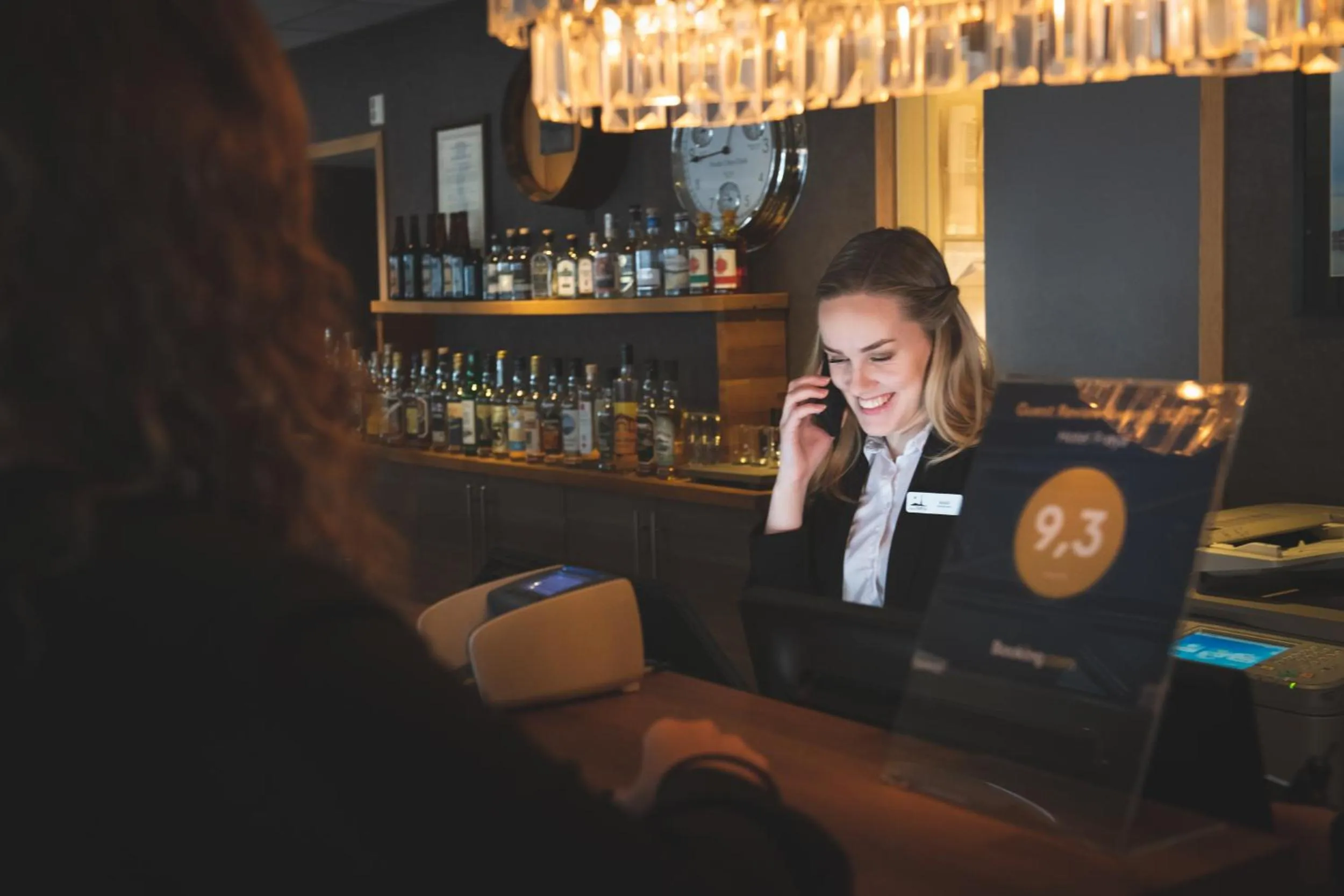 Lobby or reception in Hotel Frøya