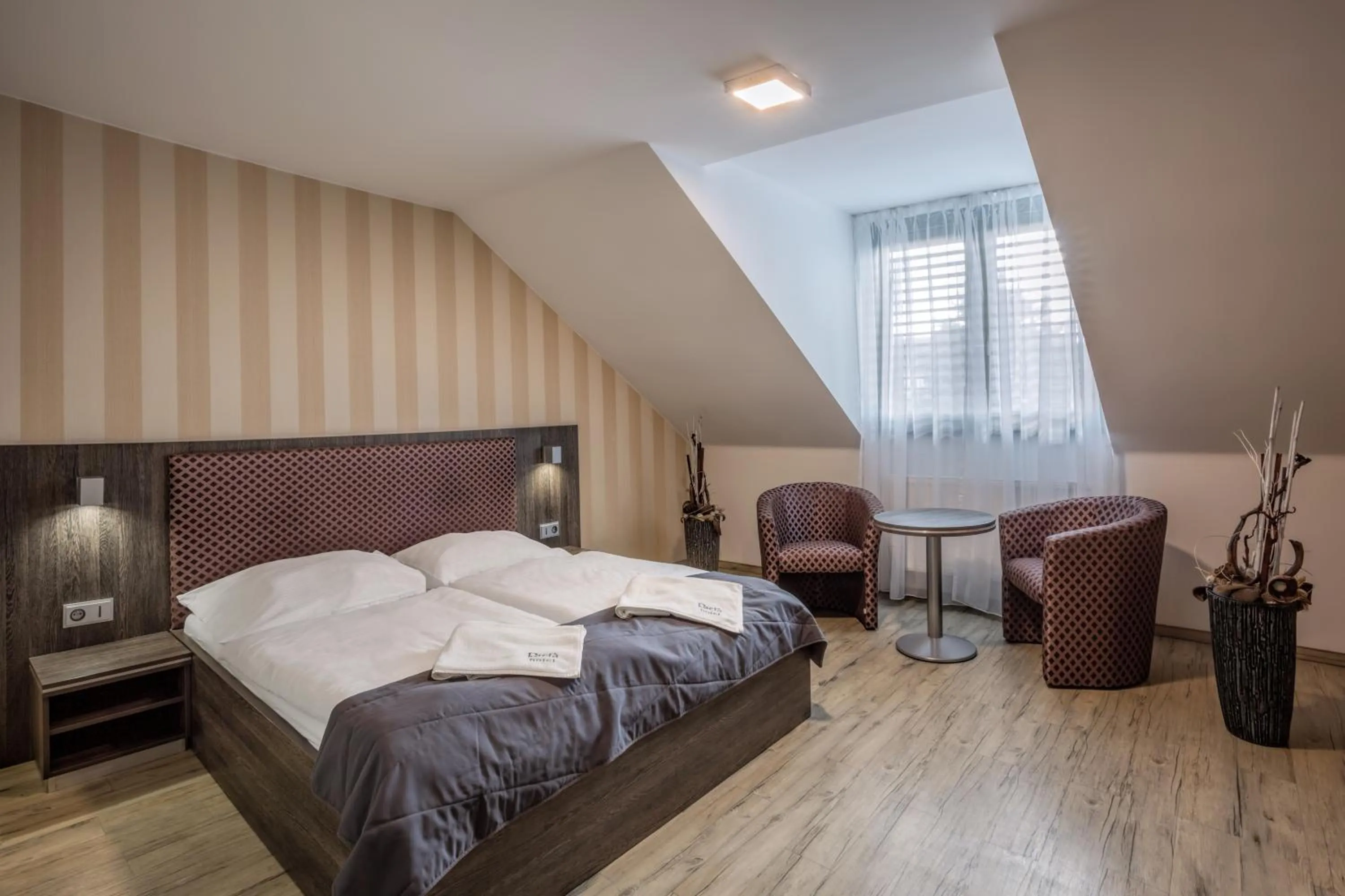 Bed in Hotel Beta