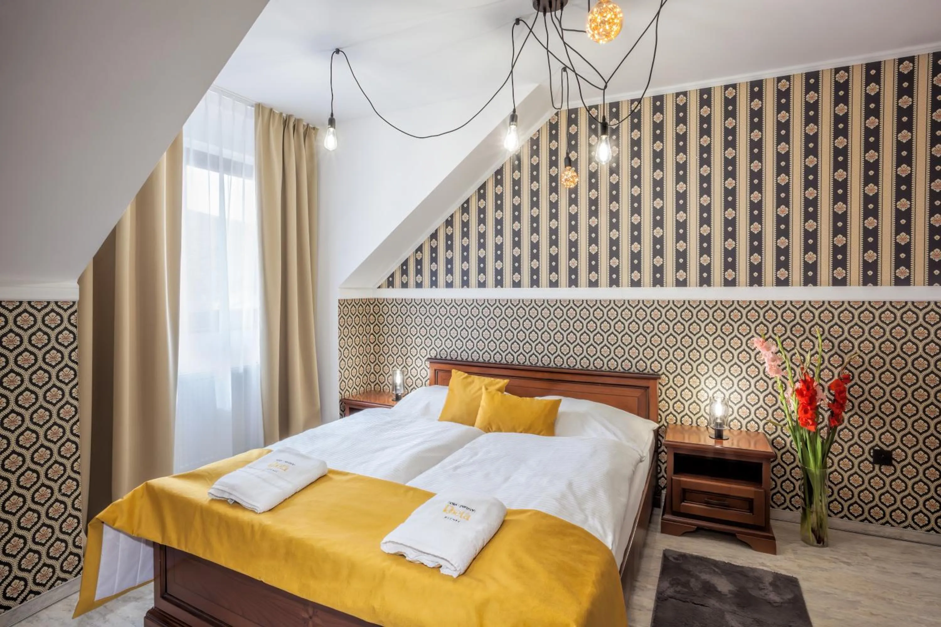 Bed in Hotel Beta