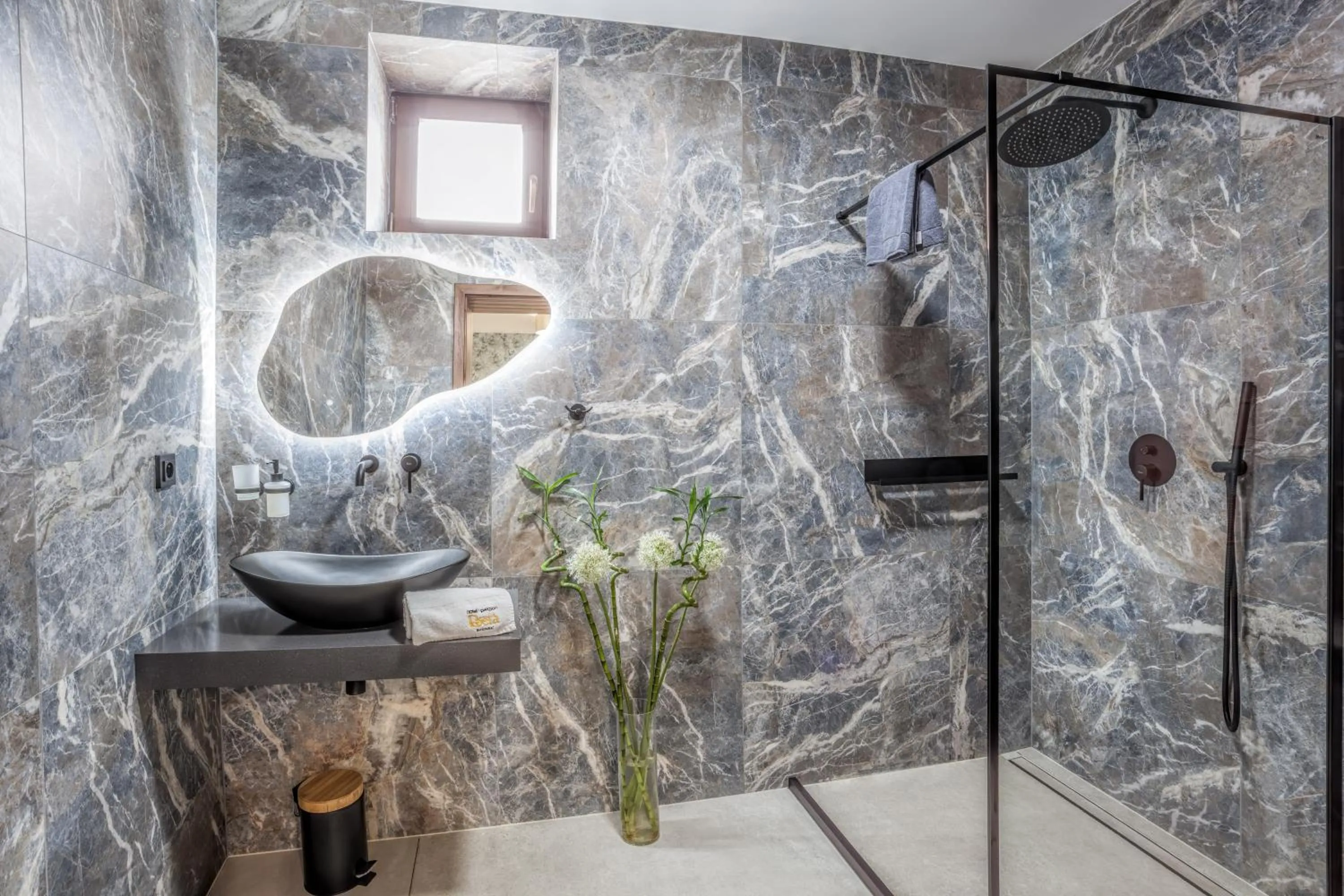 Shower in Hotel Beta