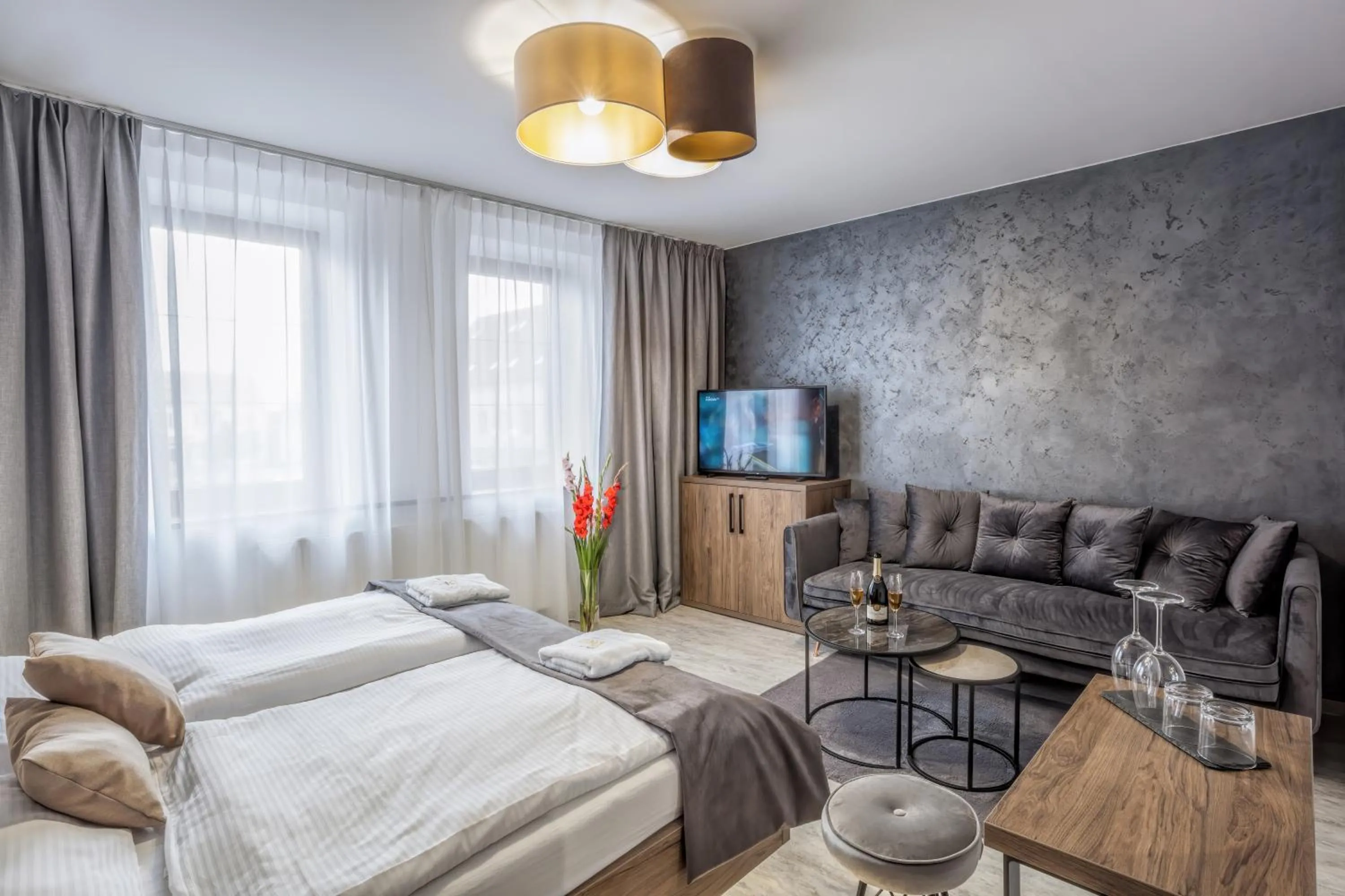 Bed in Hotel Beta