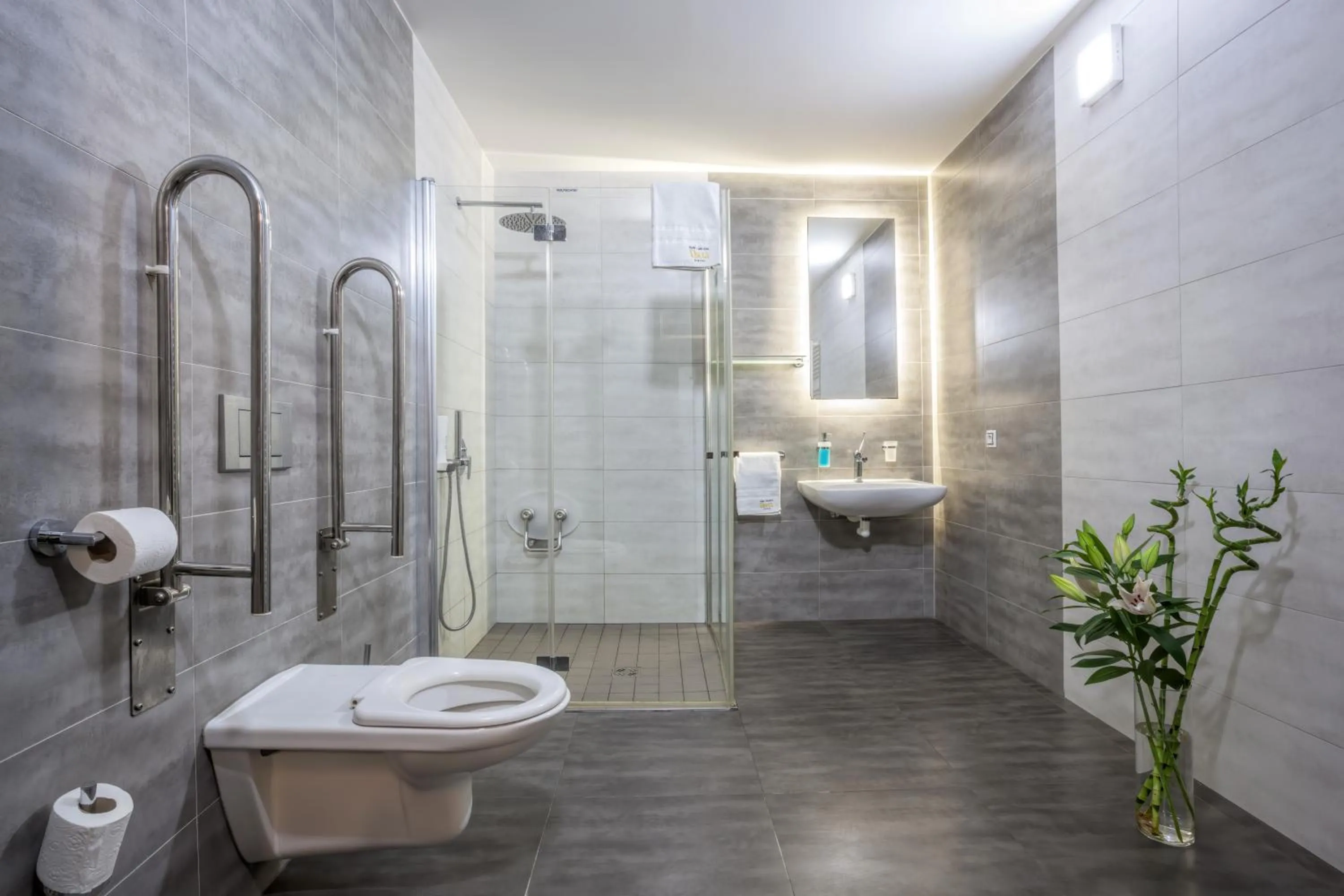 Shower in Hotel Beta