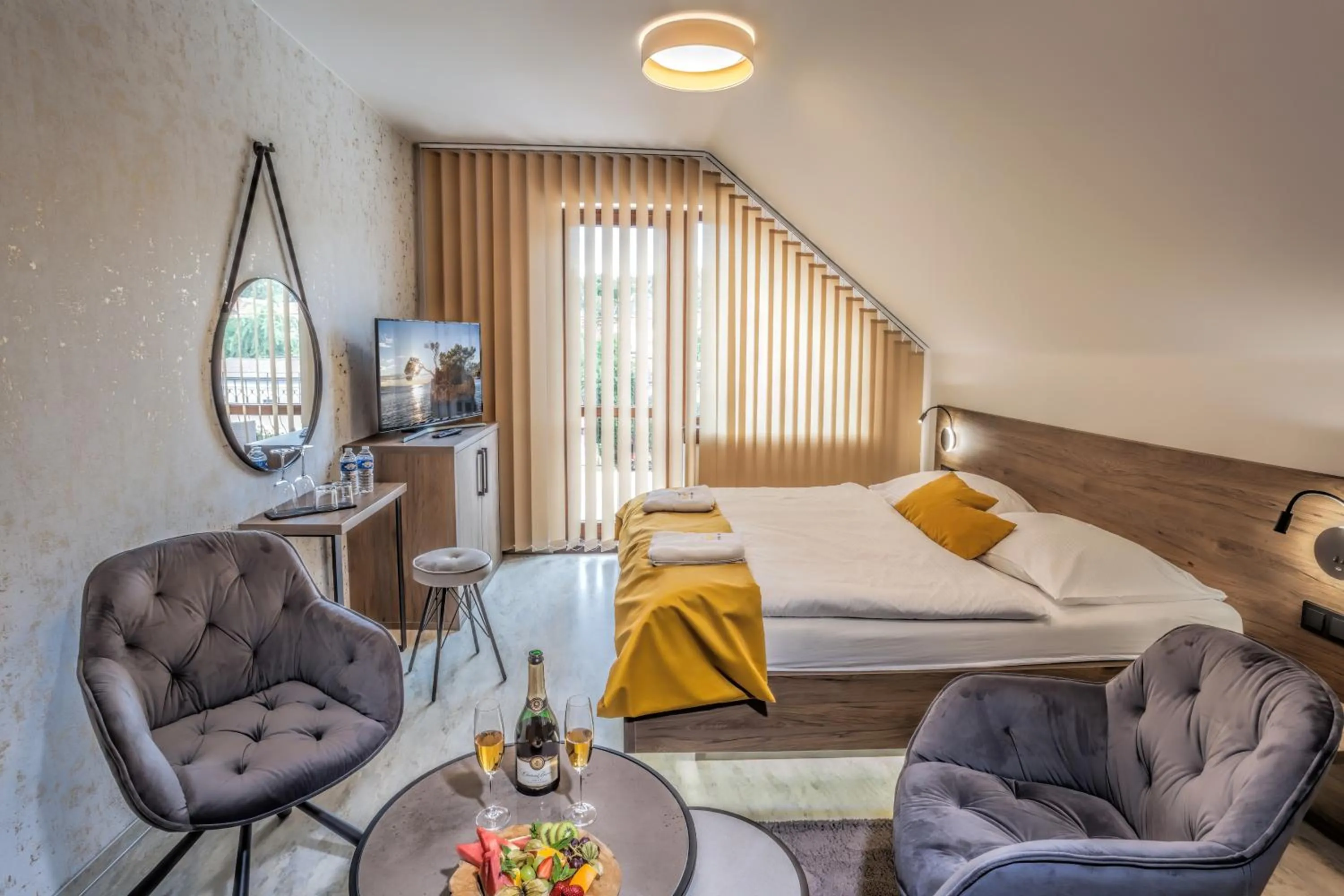 Bed in Hotel Beta