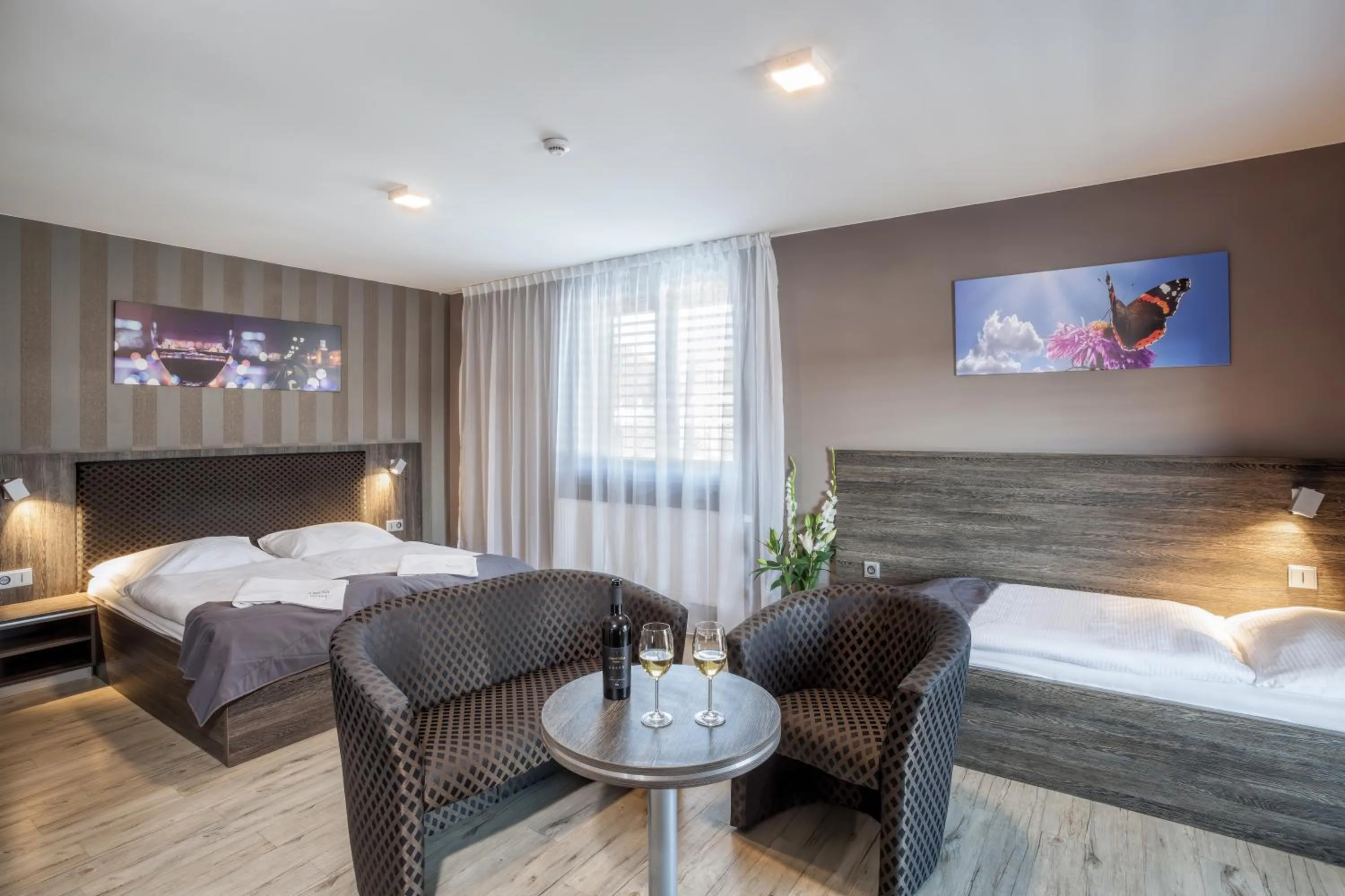 Bed in Hotel Beta