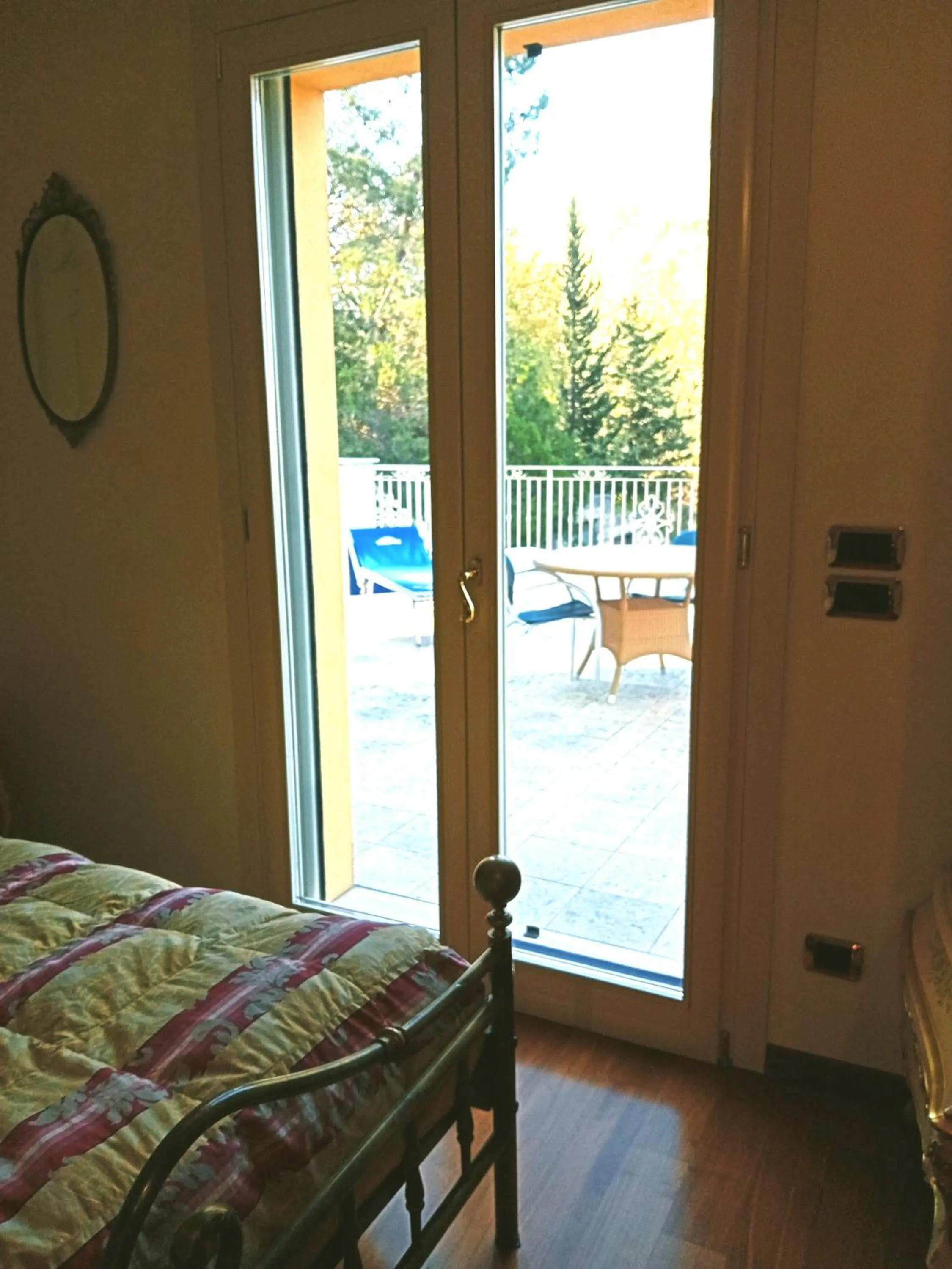 Balcony/Terrace, Bed in Parco dei Gelsomini