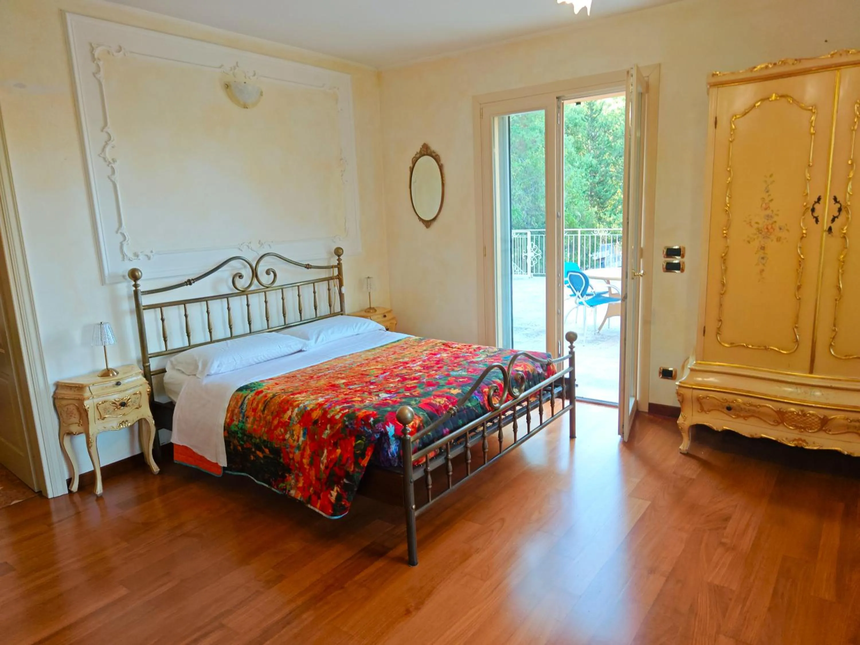 Balcony/Terrace, Bed in Parco dei Gelsomini