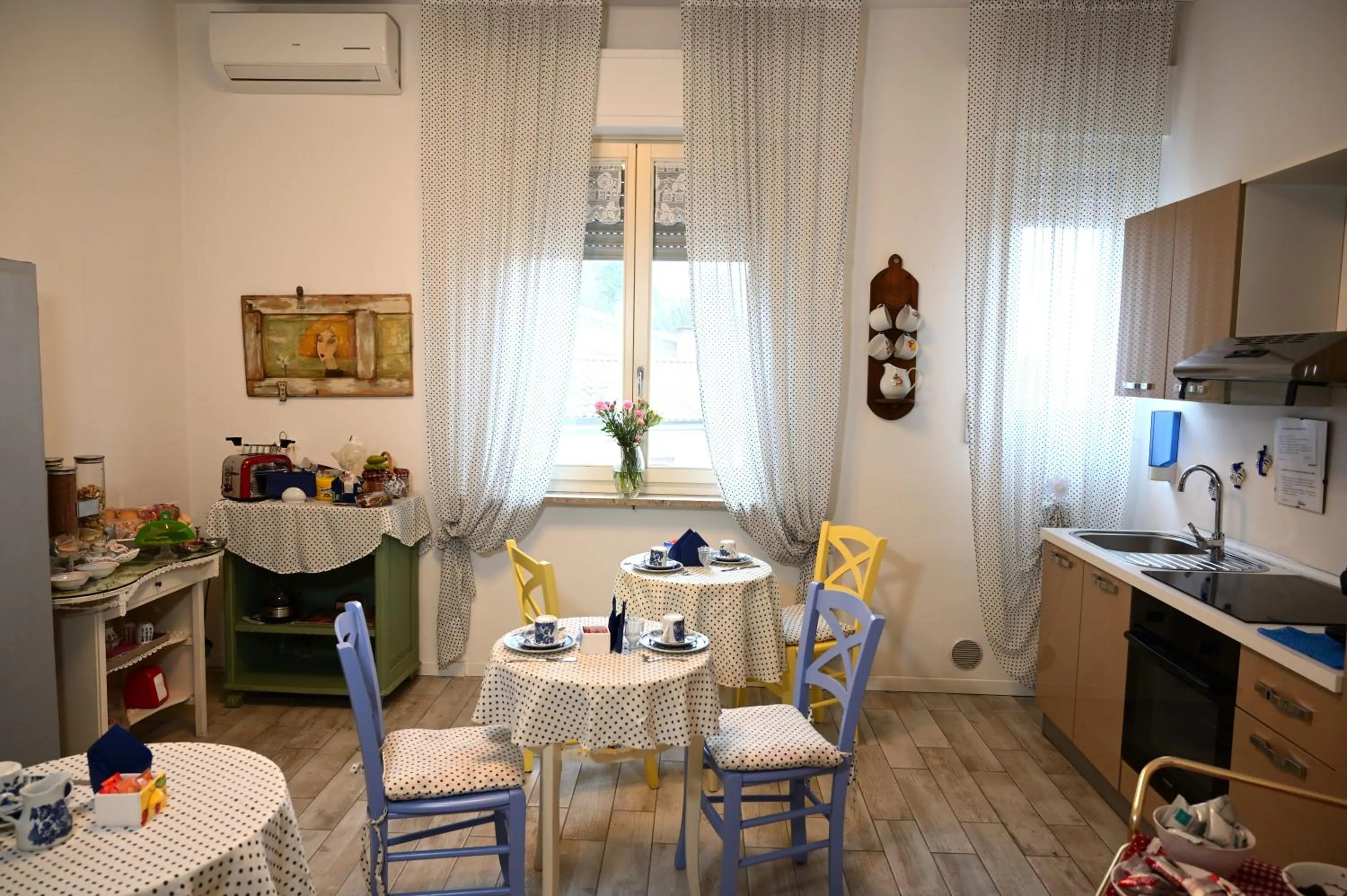 Dining area in La Garampa