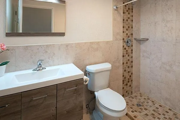 Bathroom in Time Out Hotel