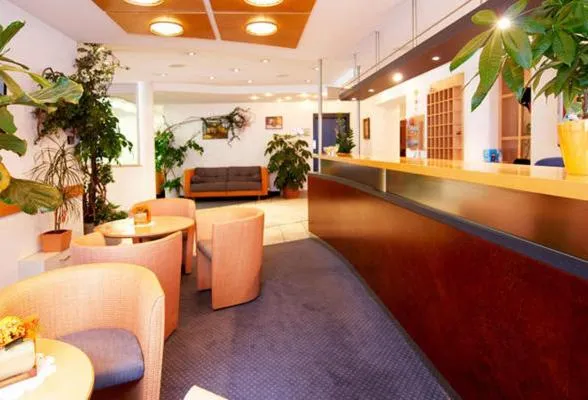 Lobby or reception in Hotel Silvretta