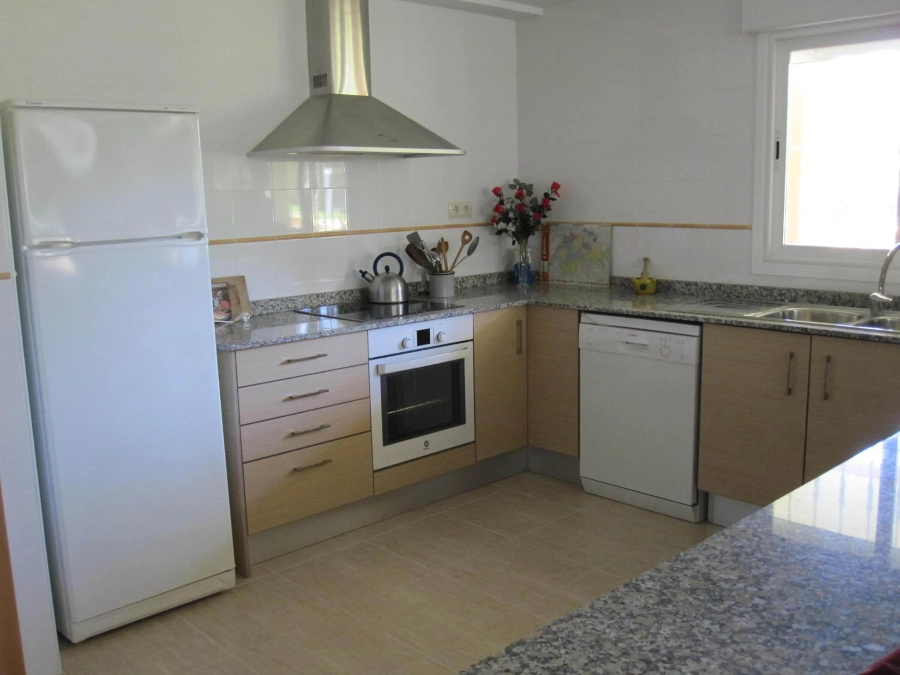 Kitchen or kitchenette in Luz de Azahar Bed and Breakfast
