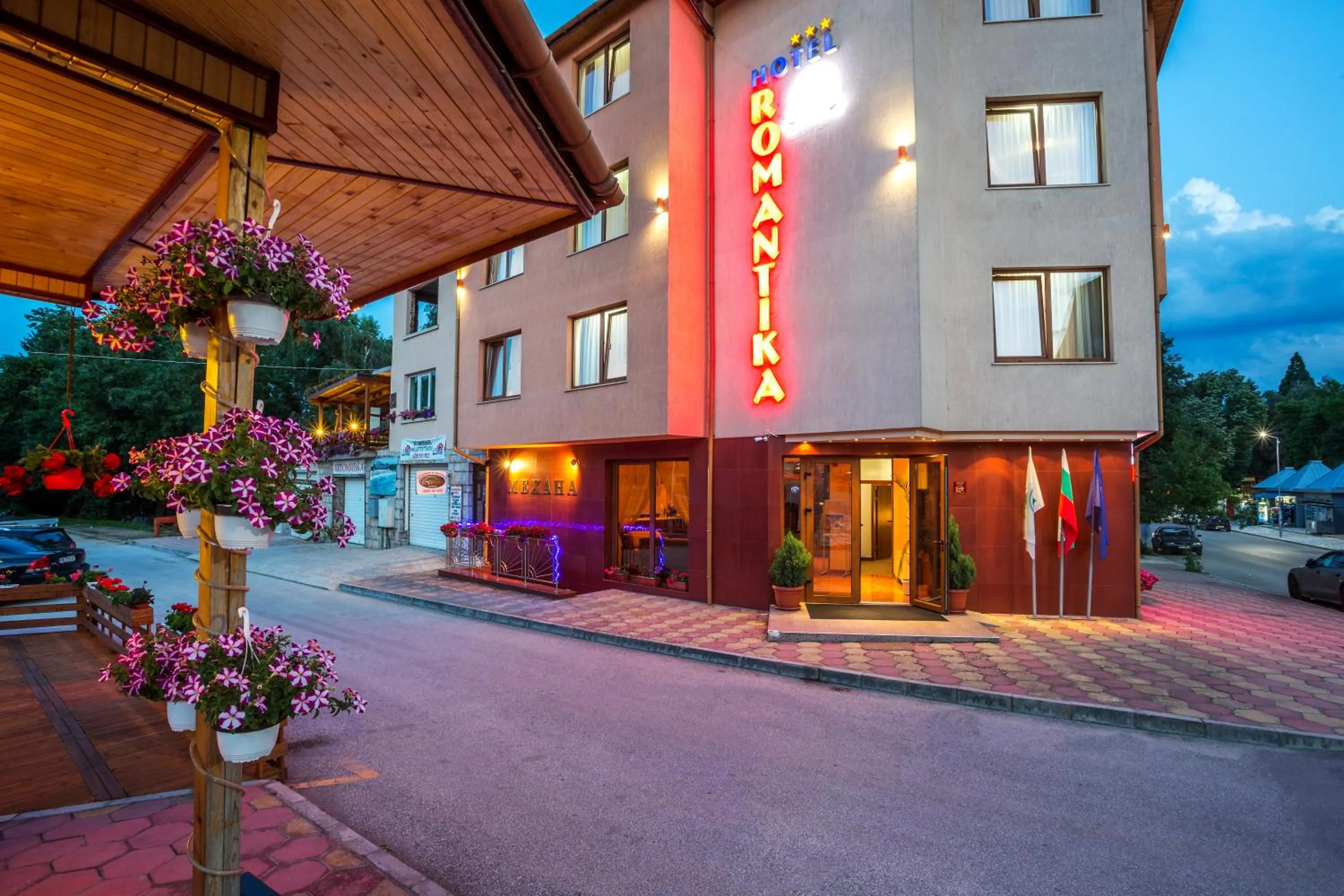 Property building in Family Hotel Romantika
