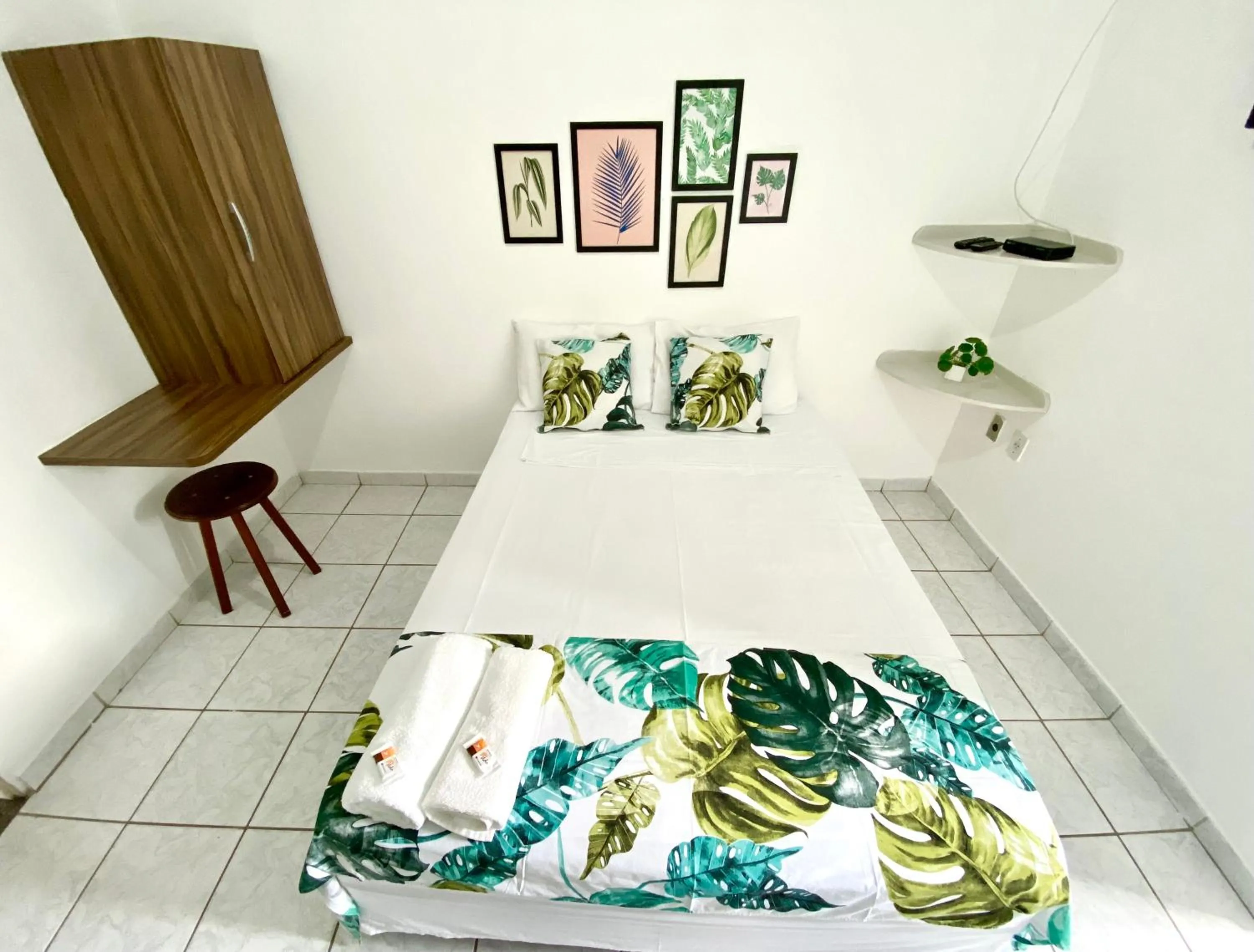 Bed in Pousada Rio Alegre