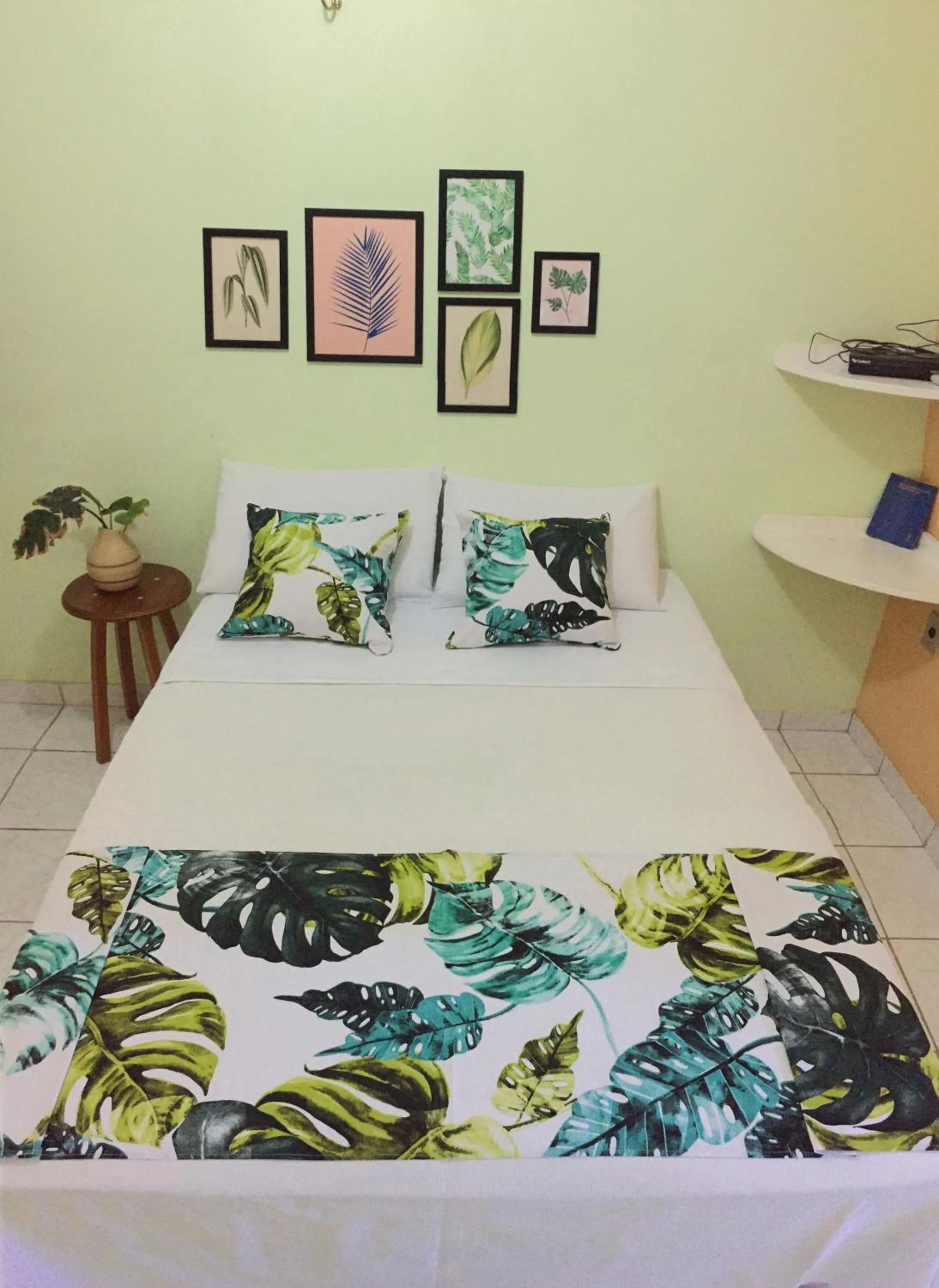 Bed in Pousada Rio Alegre