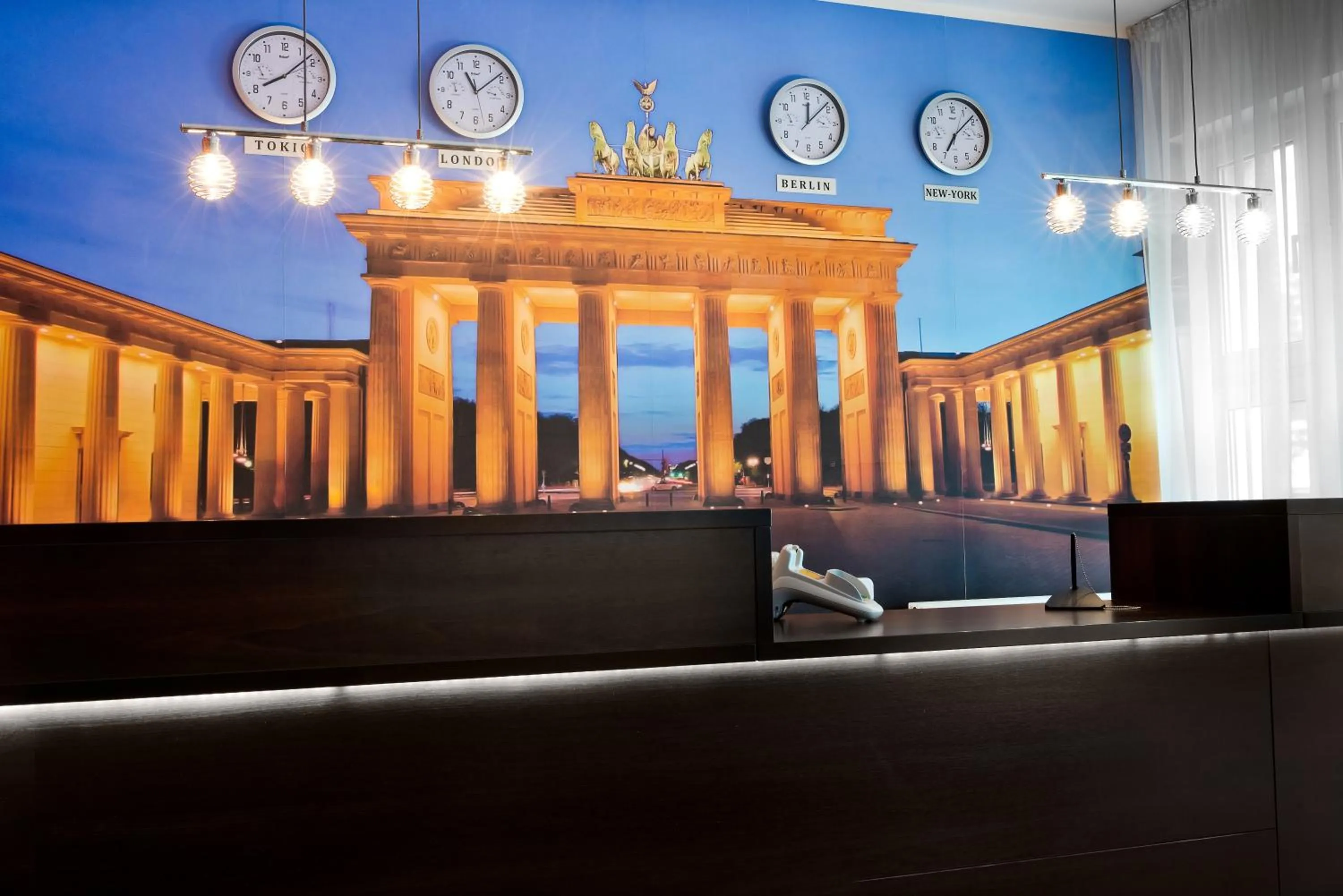 Lobby or reception in Atlas Berlin Hotel