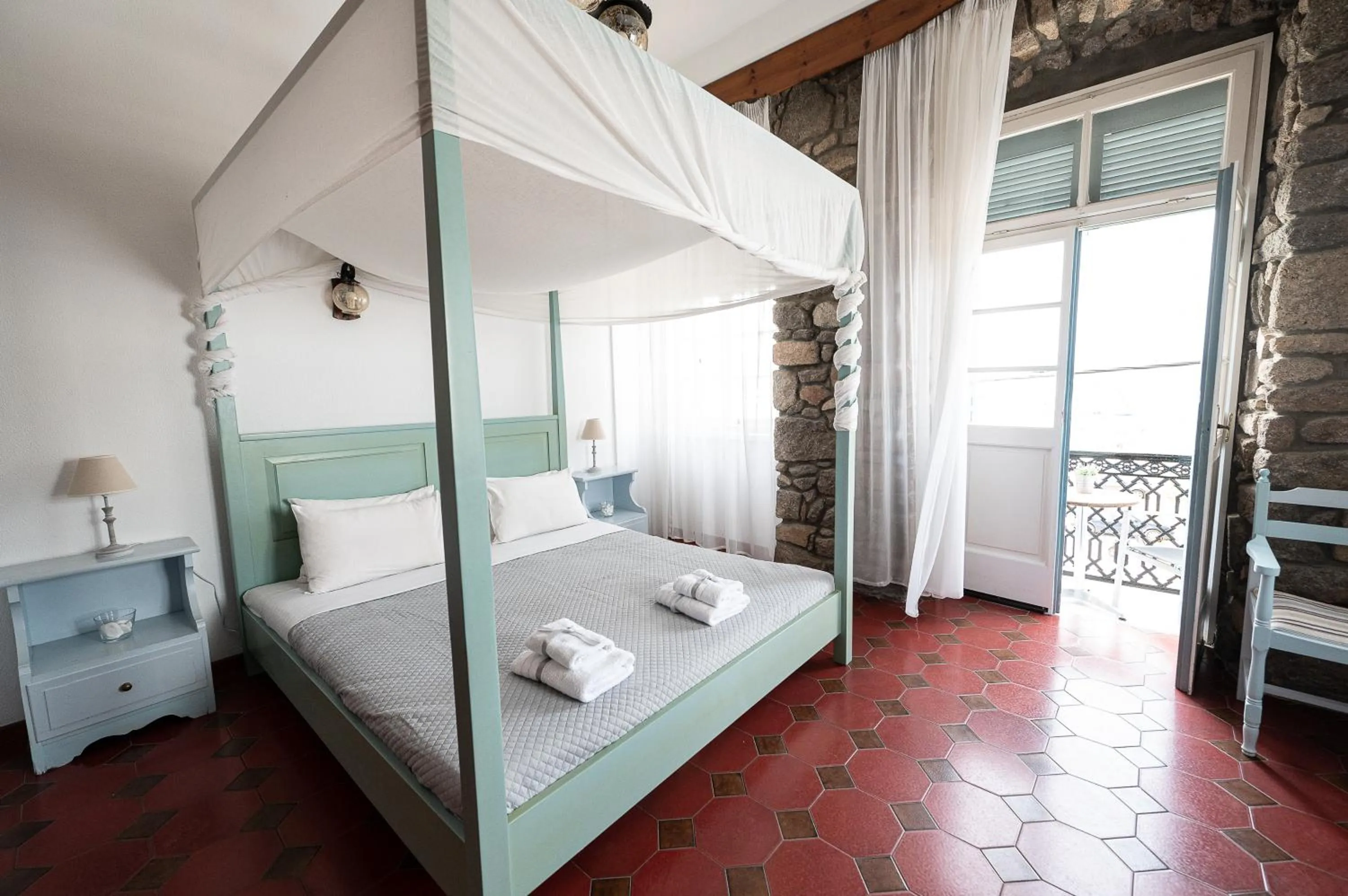 Bedroom, Bed in Dionysos Hotel