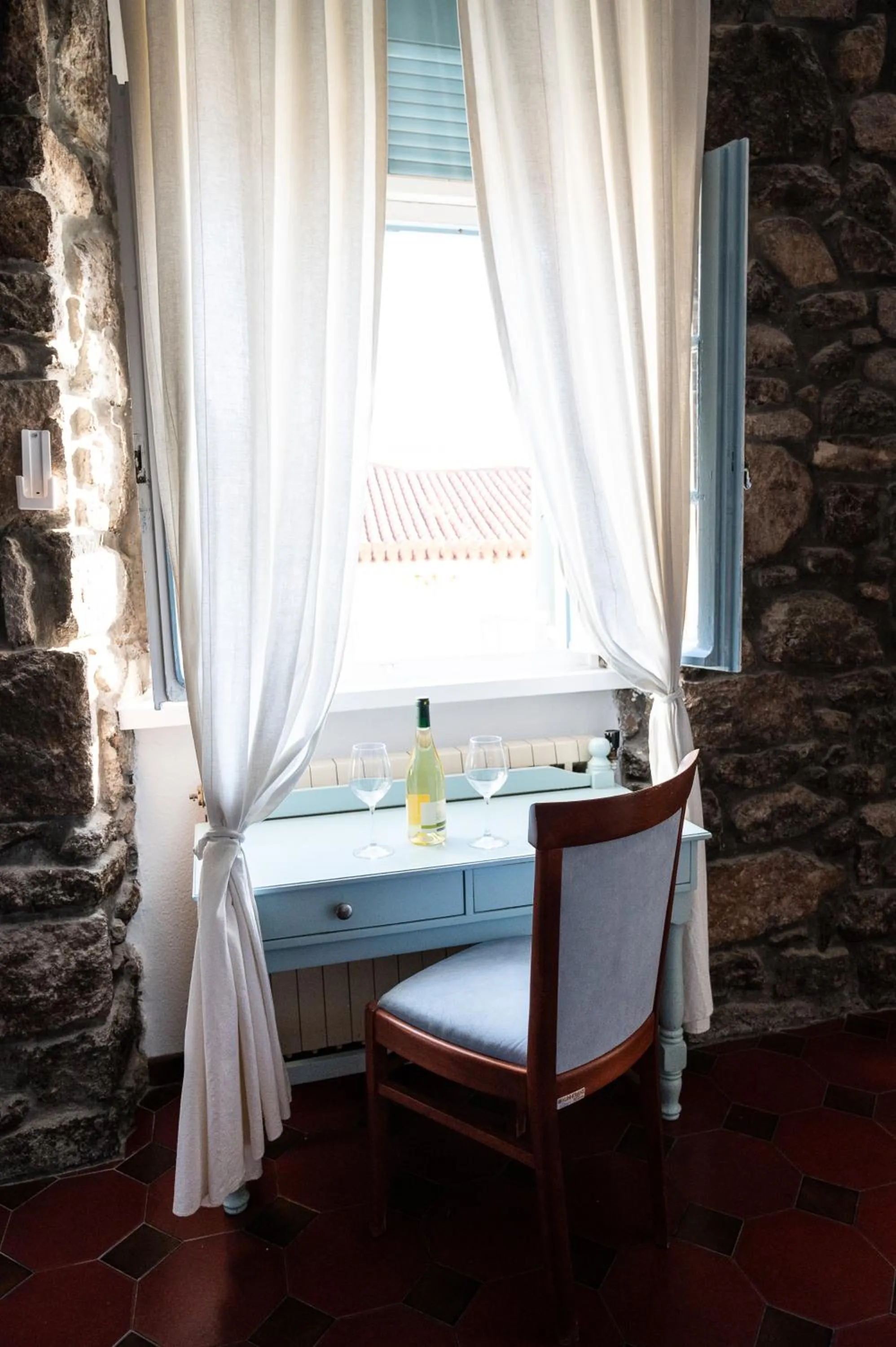 Seating area in Dionysos Hotel