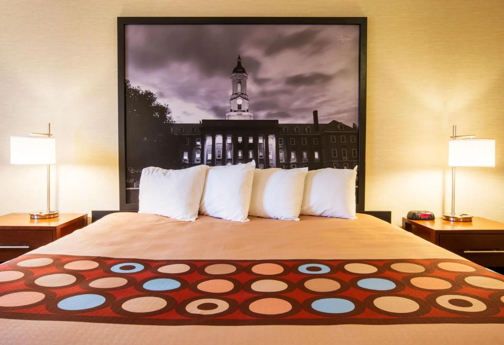 Bed in Super 8 by Wyndham State College