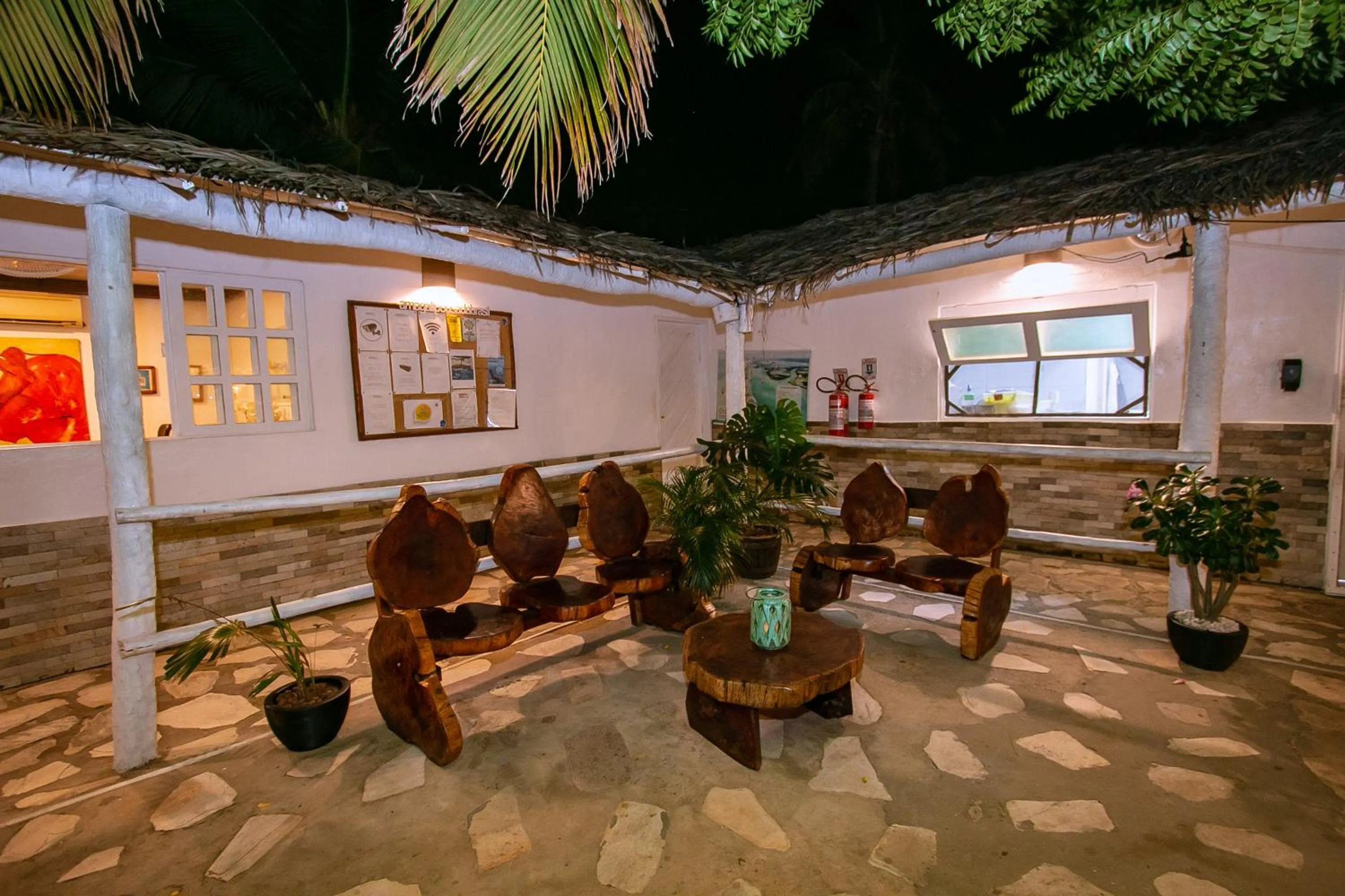 Seating area in Amagali Pousada