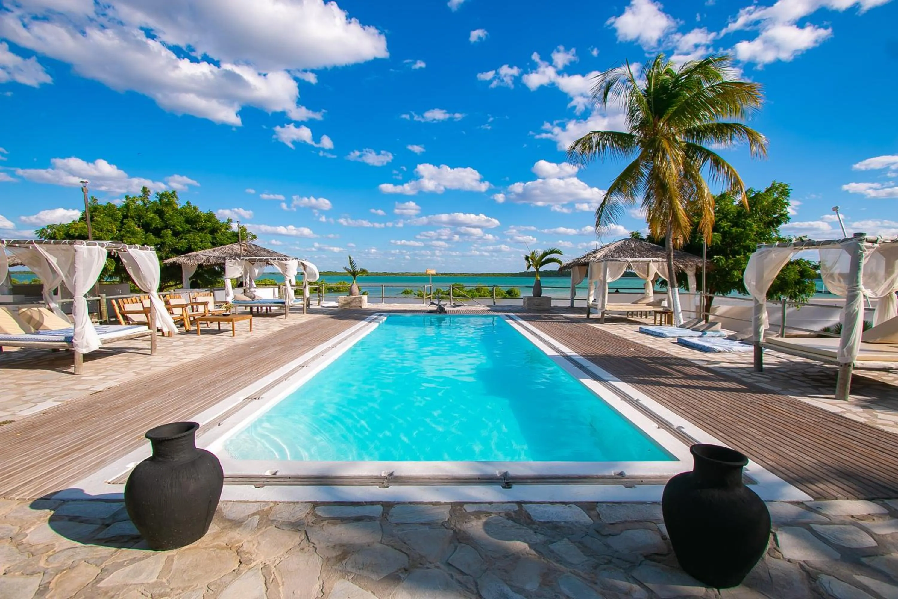 Pool view in Amagali Pousada