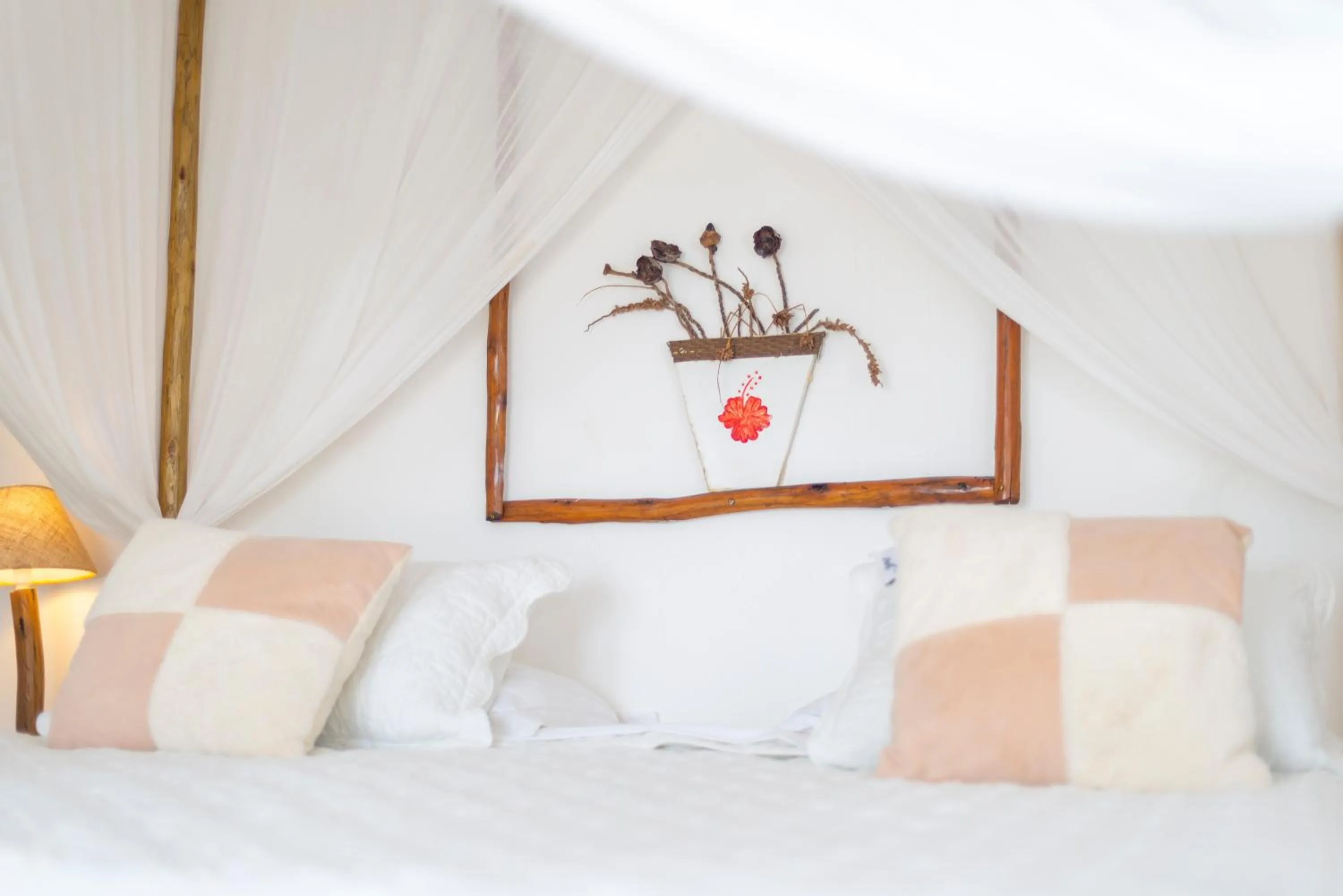 Bed in Amagali Pousada