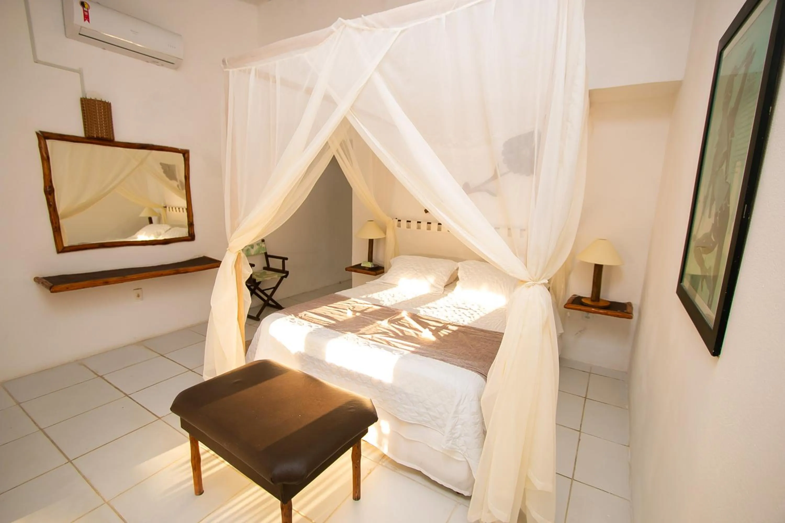 Bed in Amagali Pousada