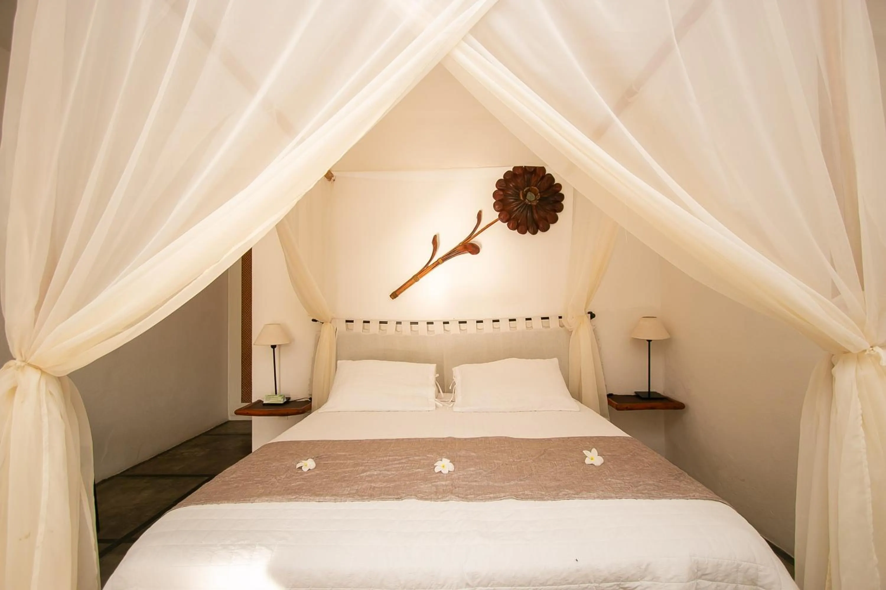 Bed in Amagali Pousada