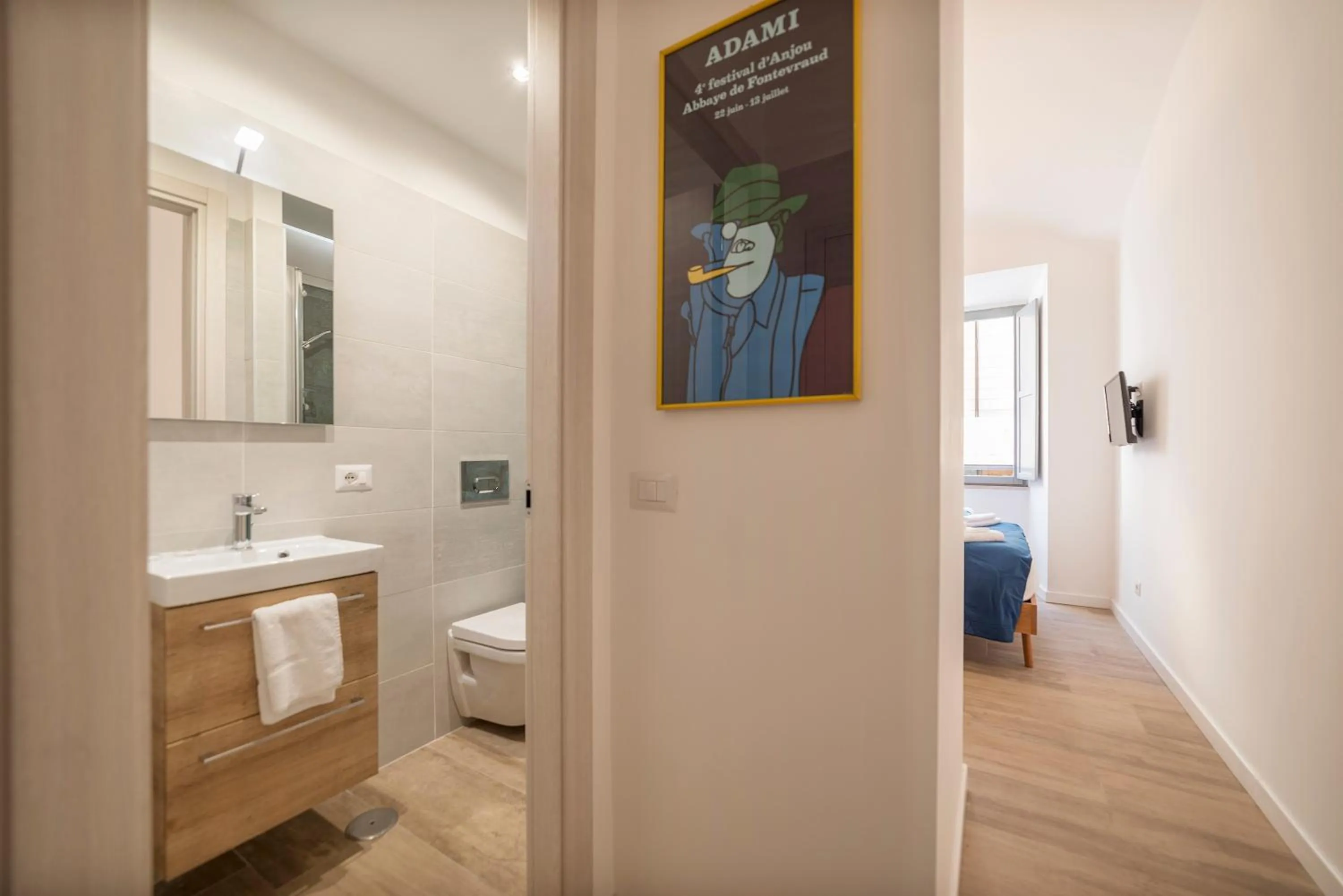 Bedroom in Roma Station House