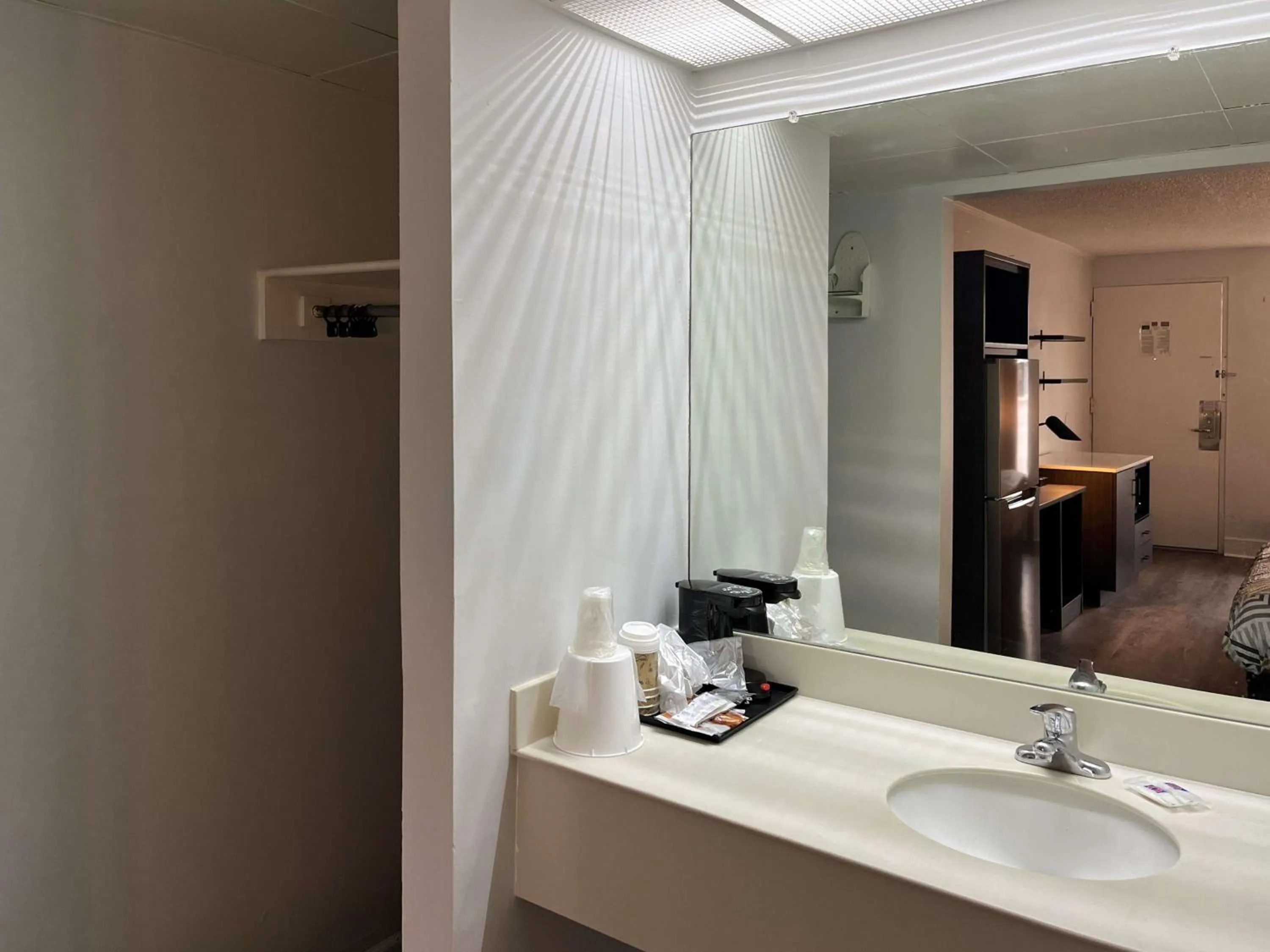 Bathroom in Studio 6 Suites Perry, GA