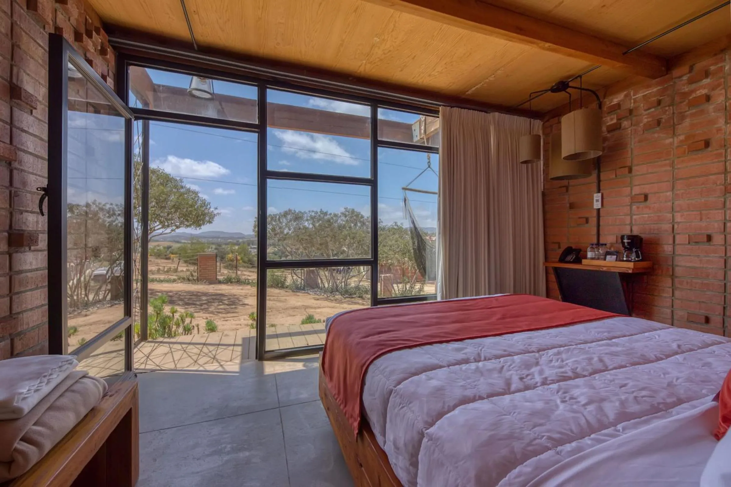 View (from property/room), Bed in Maglen Resort