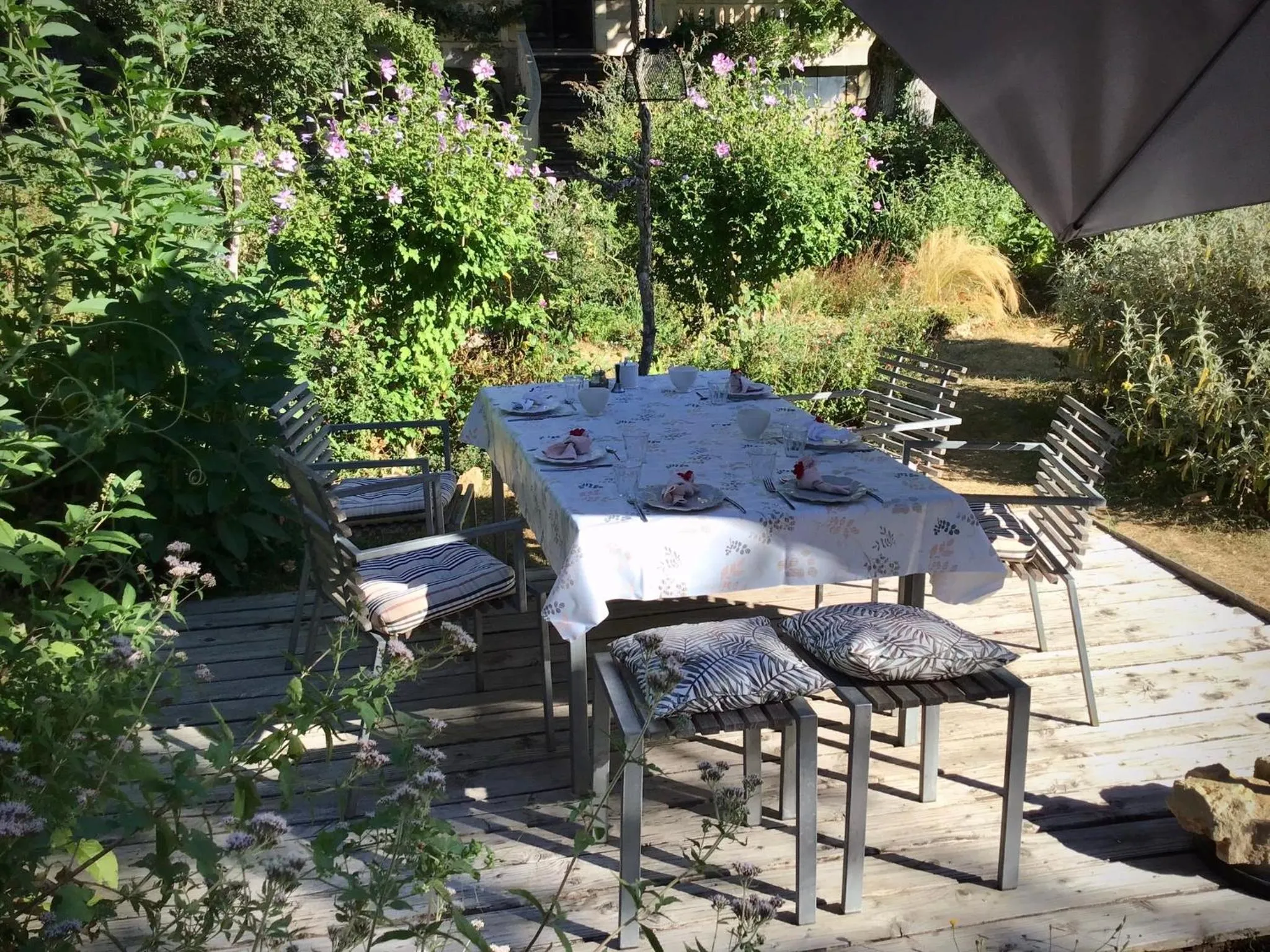 Garden in Villa Léovil