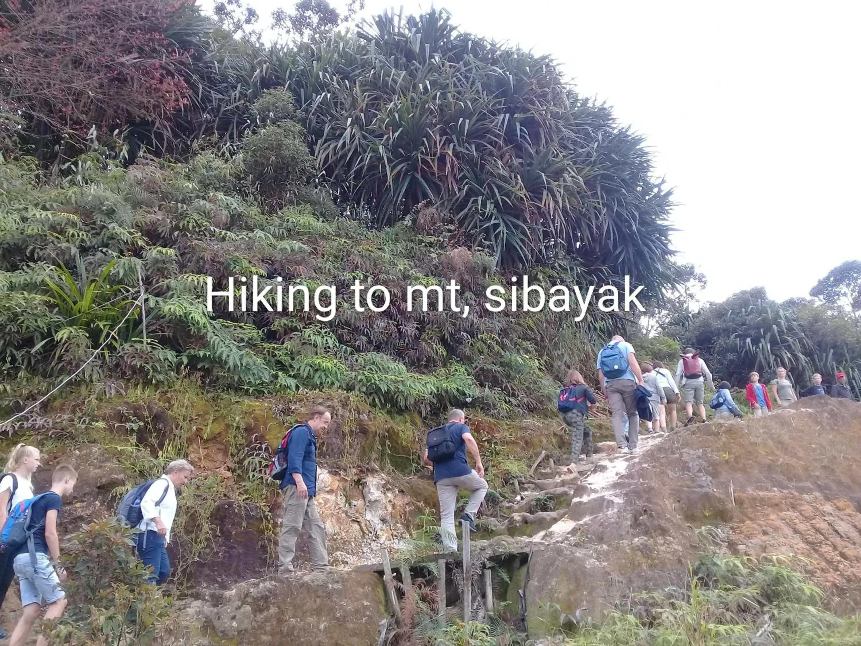 People in Sapo Karo Rest House