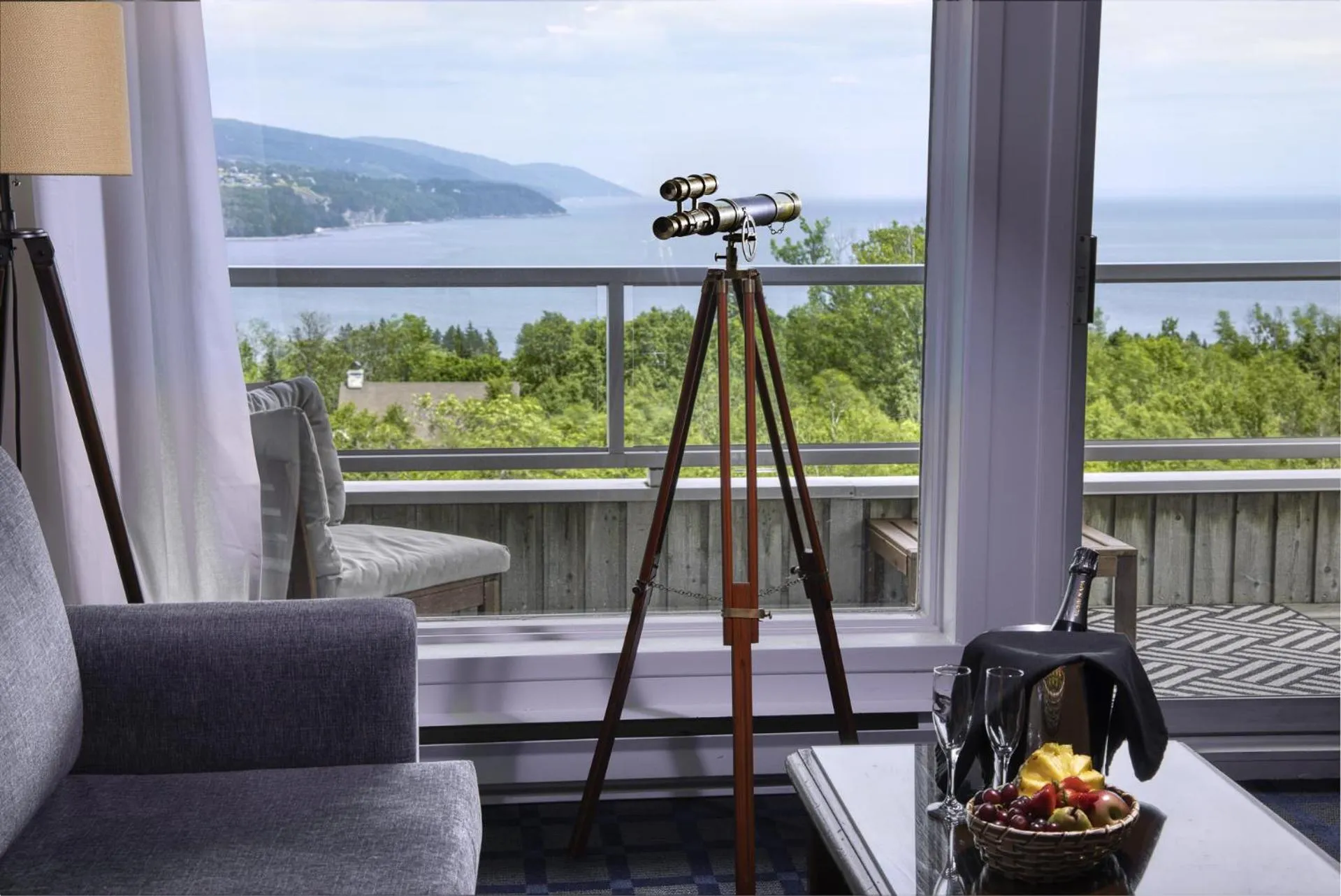Balcony/Terrace in Auberge des Falaises