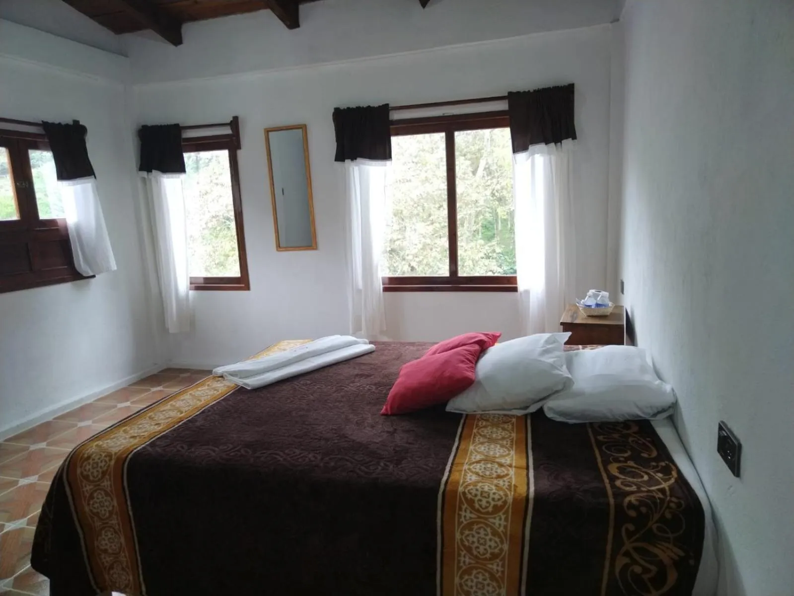 Bed in Hotel Coyopolan