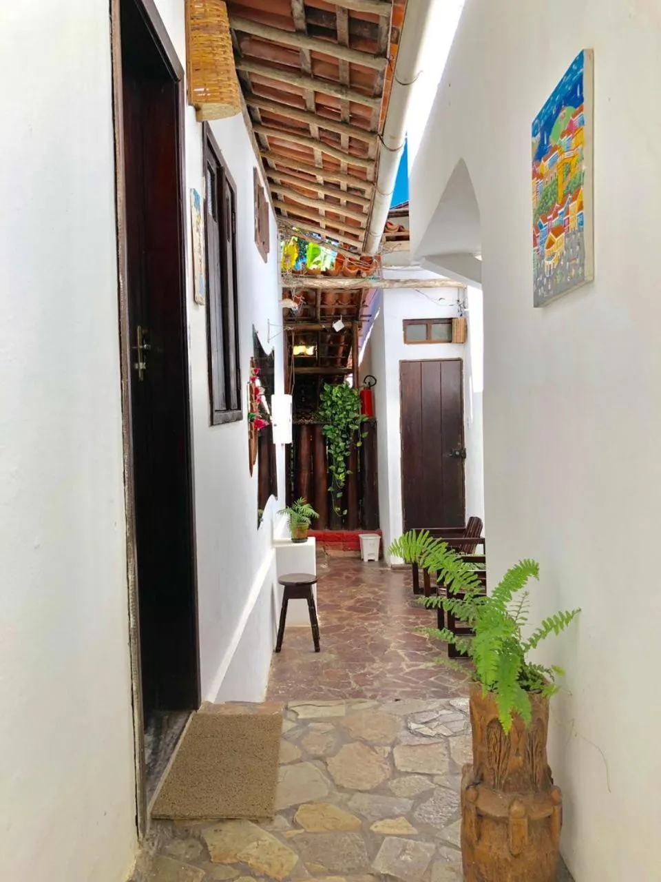 Patio in Pousada E Restaurante Passart