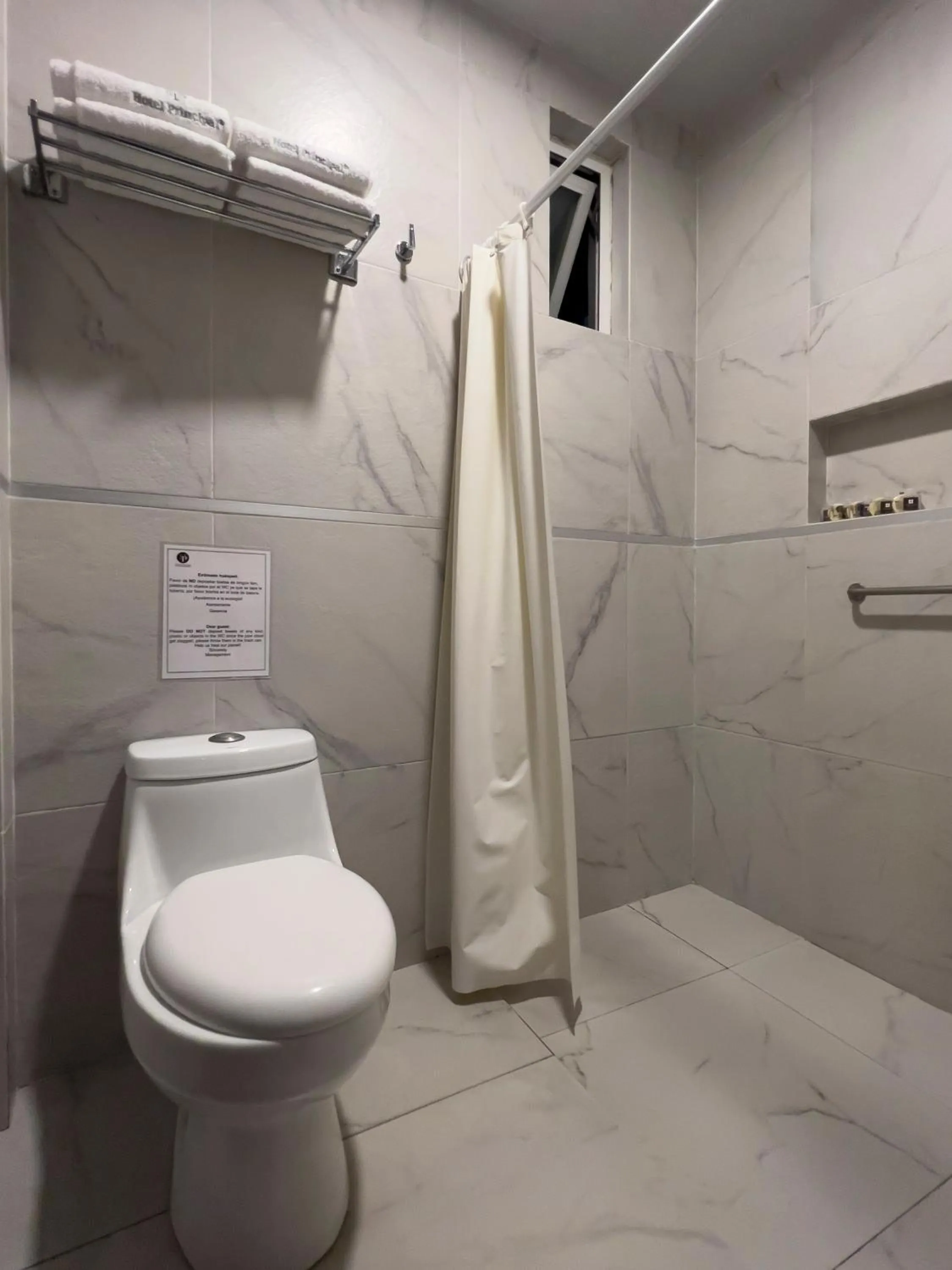 Shower in Hotel Principal