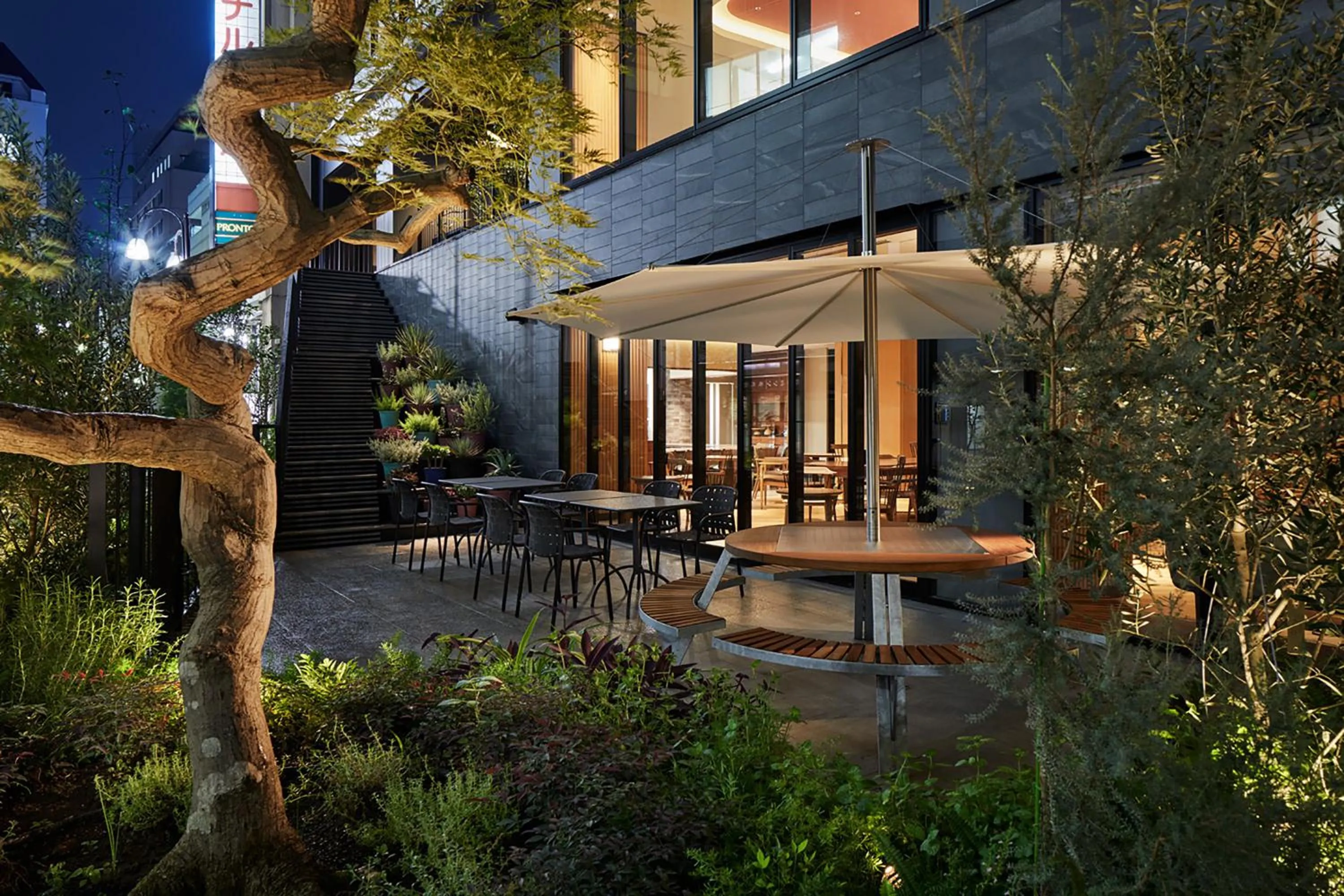 Patio in NOHGA HOTEL UENO TOKYO