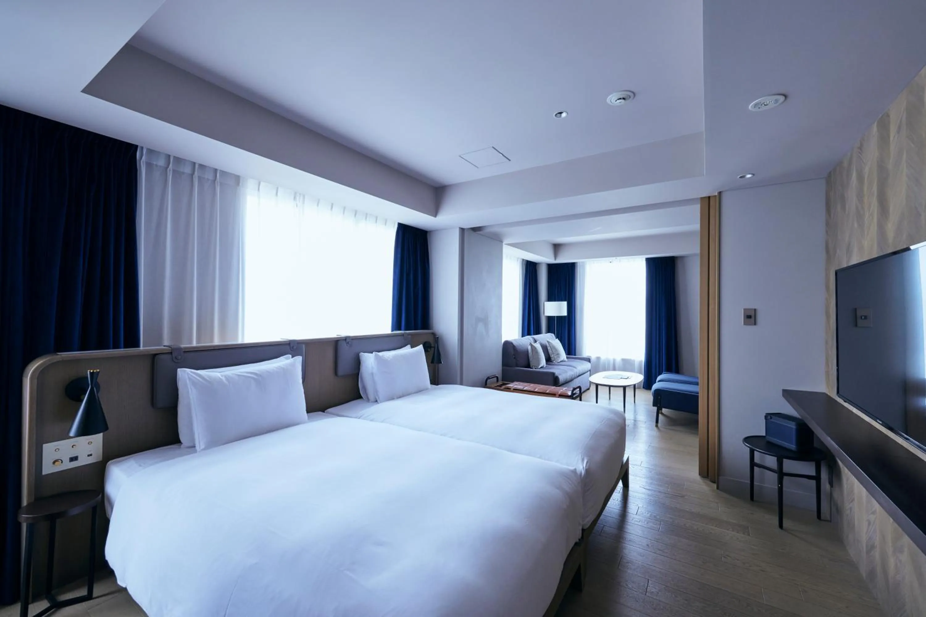 Photo of the whole room, Bed in NOHGA HOTEL UENO TOKYO