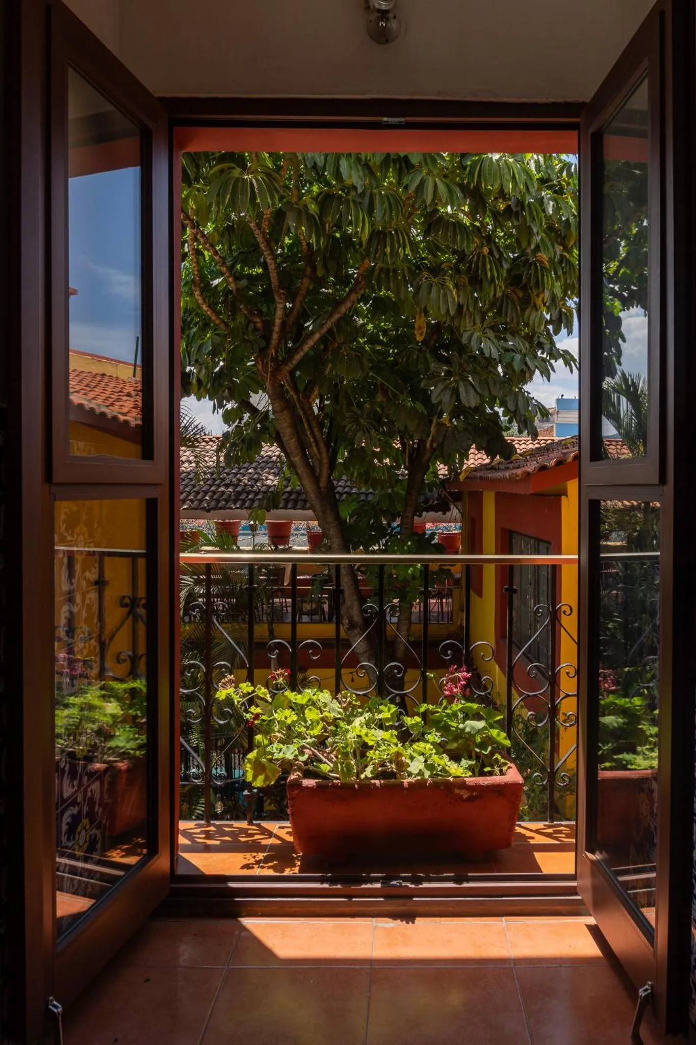 Balcony/Terrace in Hotel Oaxaca Real