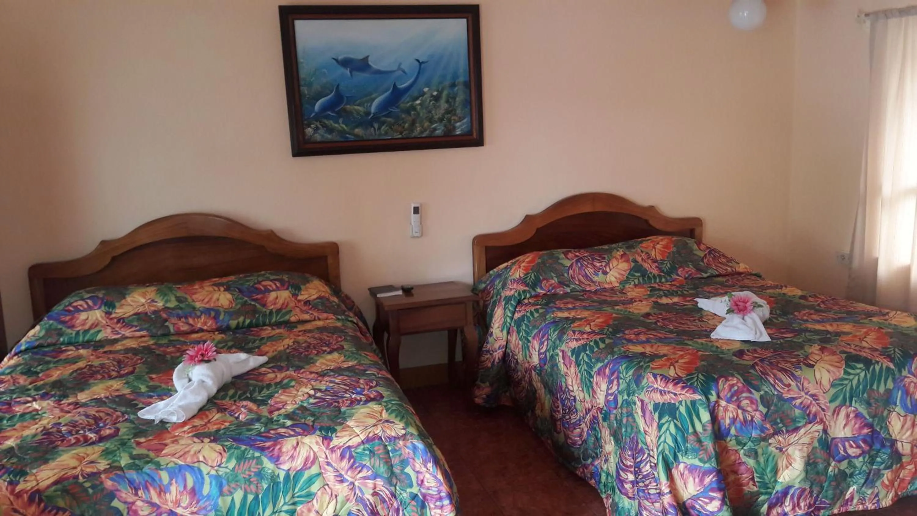 Bed in Cabinas Doña Alicia