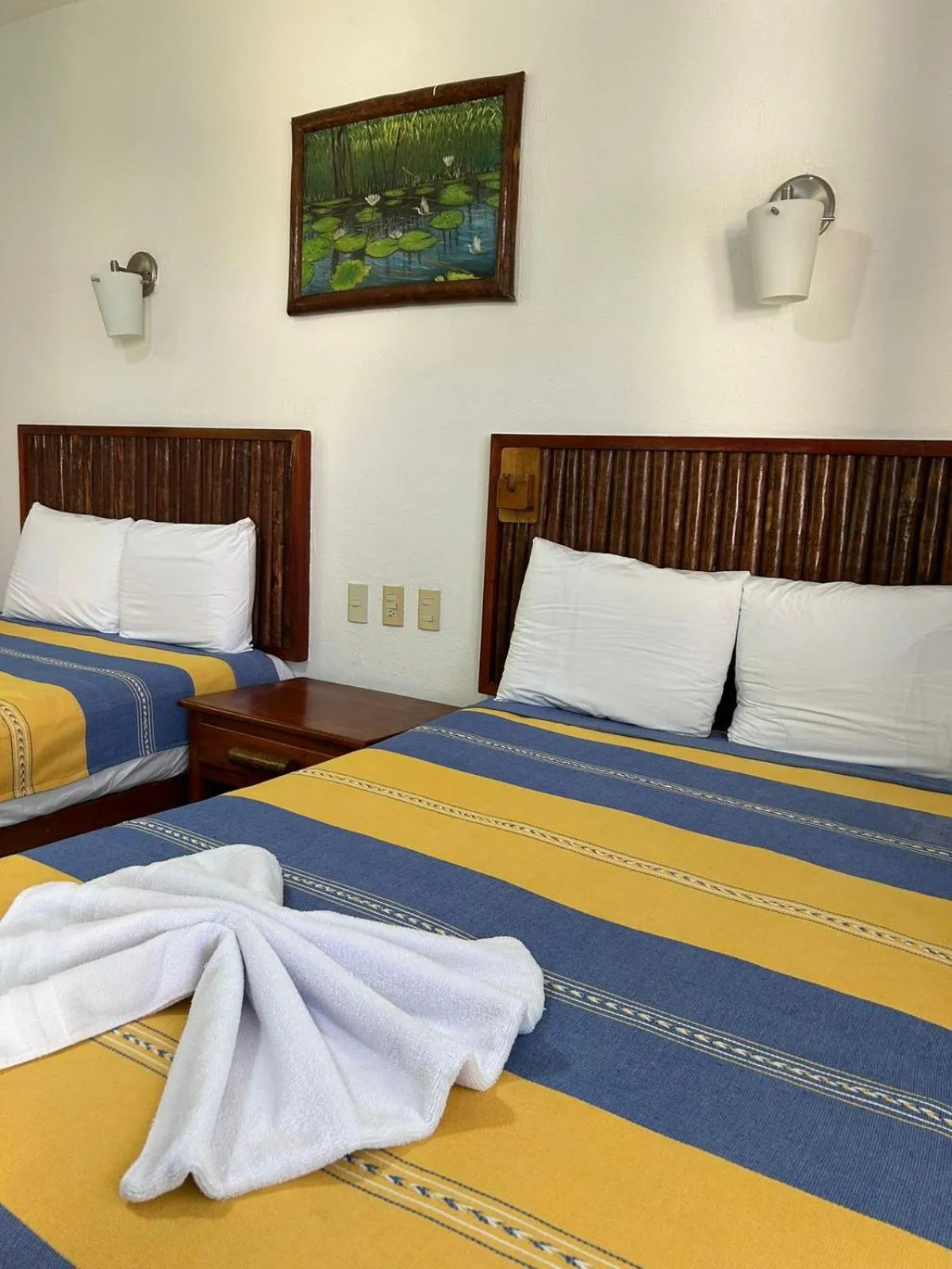 Bed in Hotel Villas Kin Ha