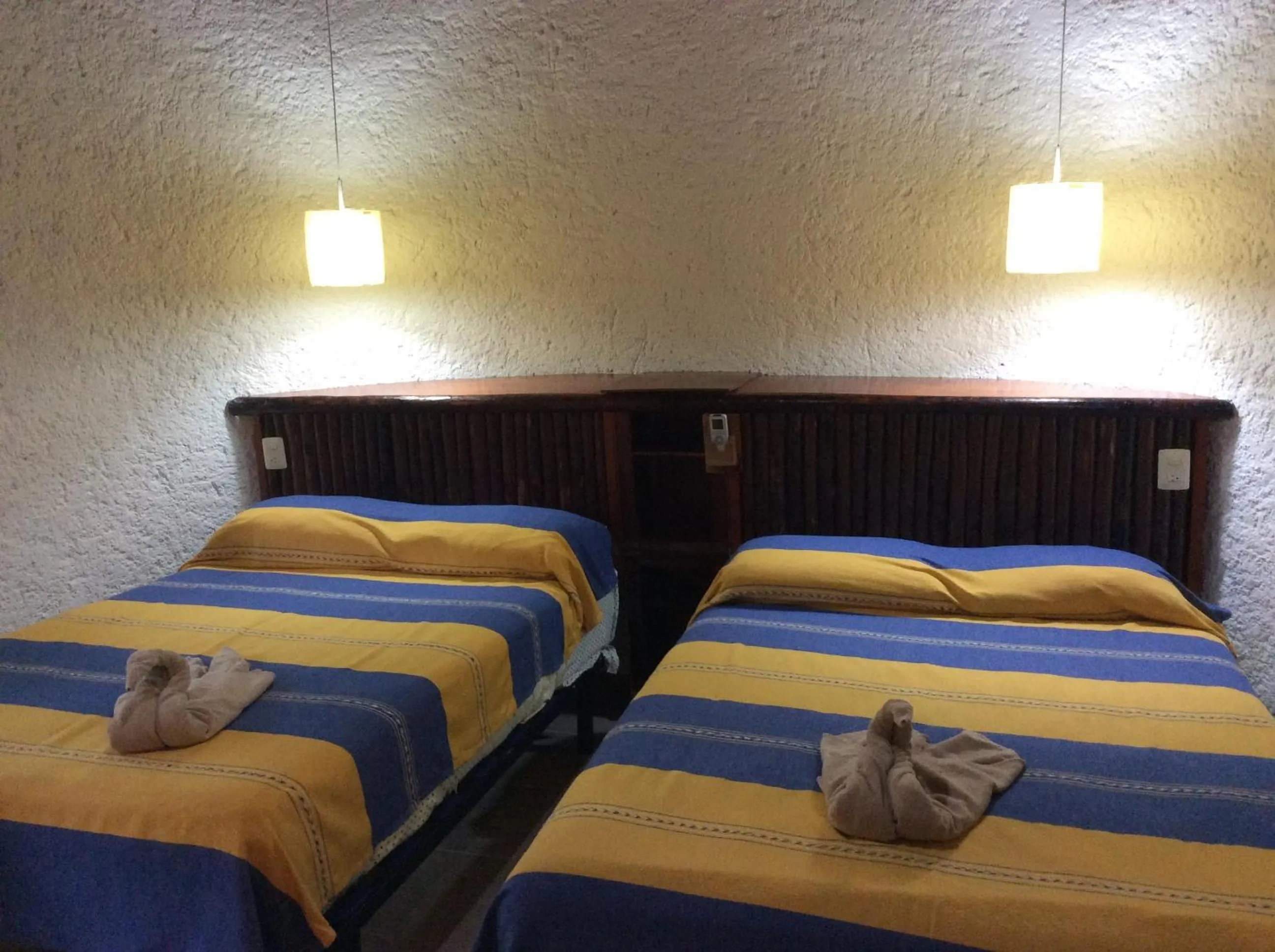 Bed in Hotel Villas Kin Ha