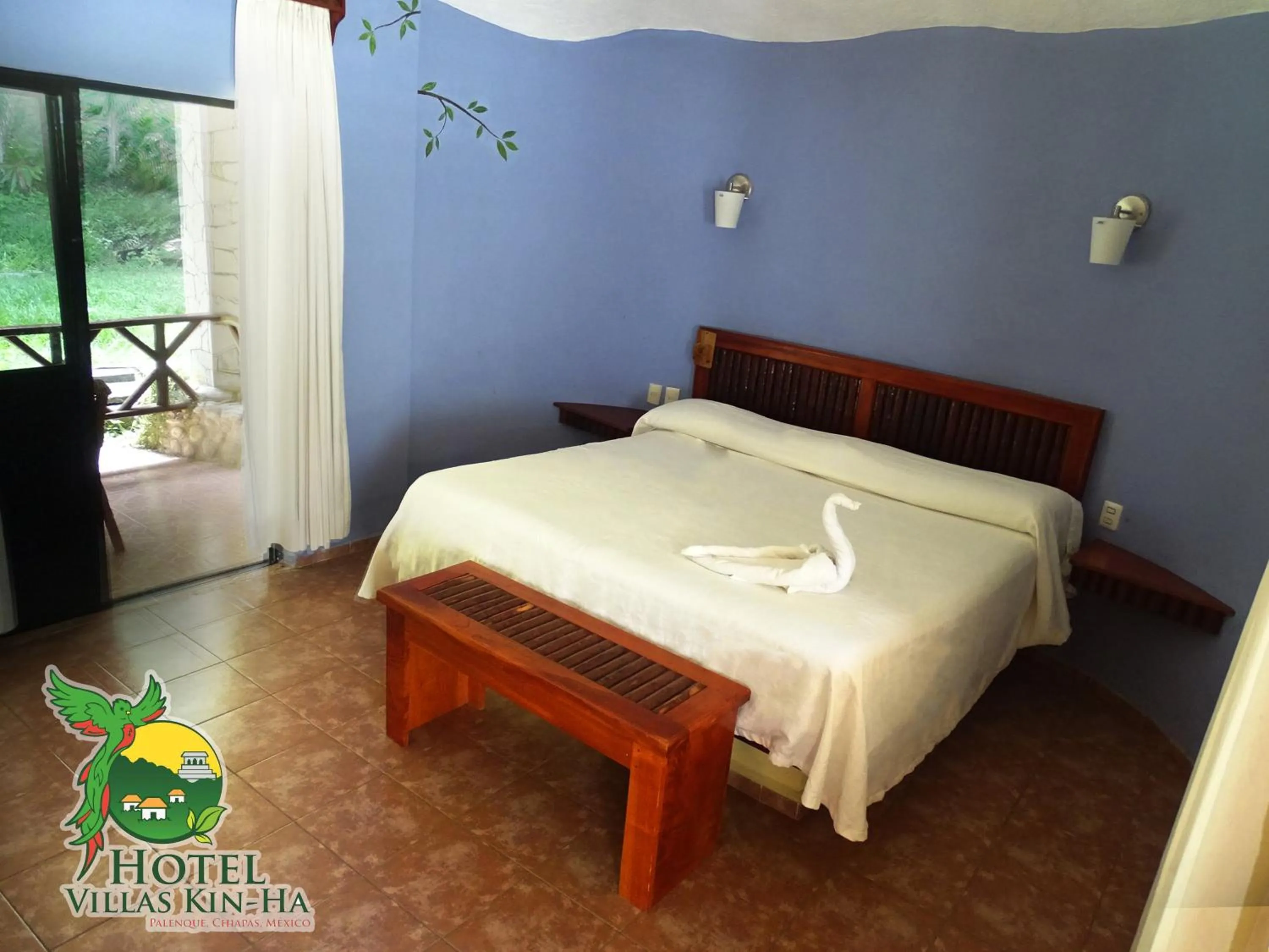 Bed in Hotel Villas Kin Ha