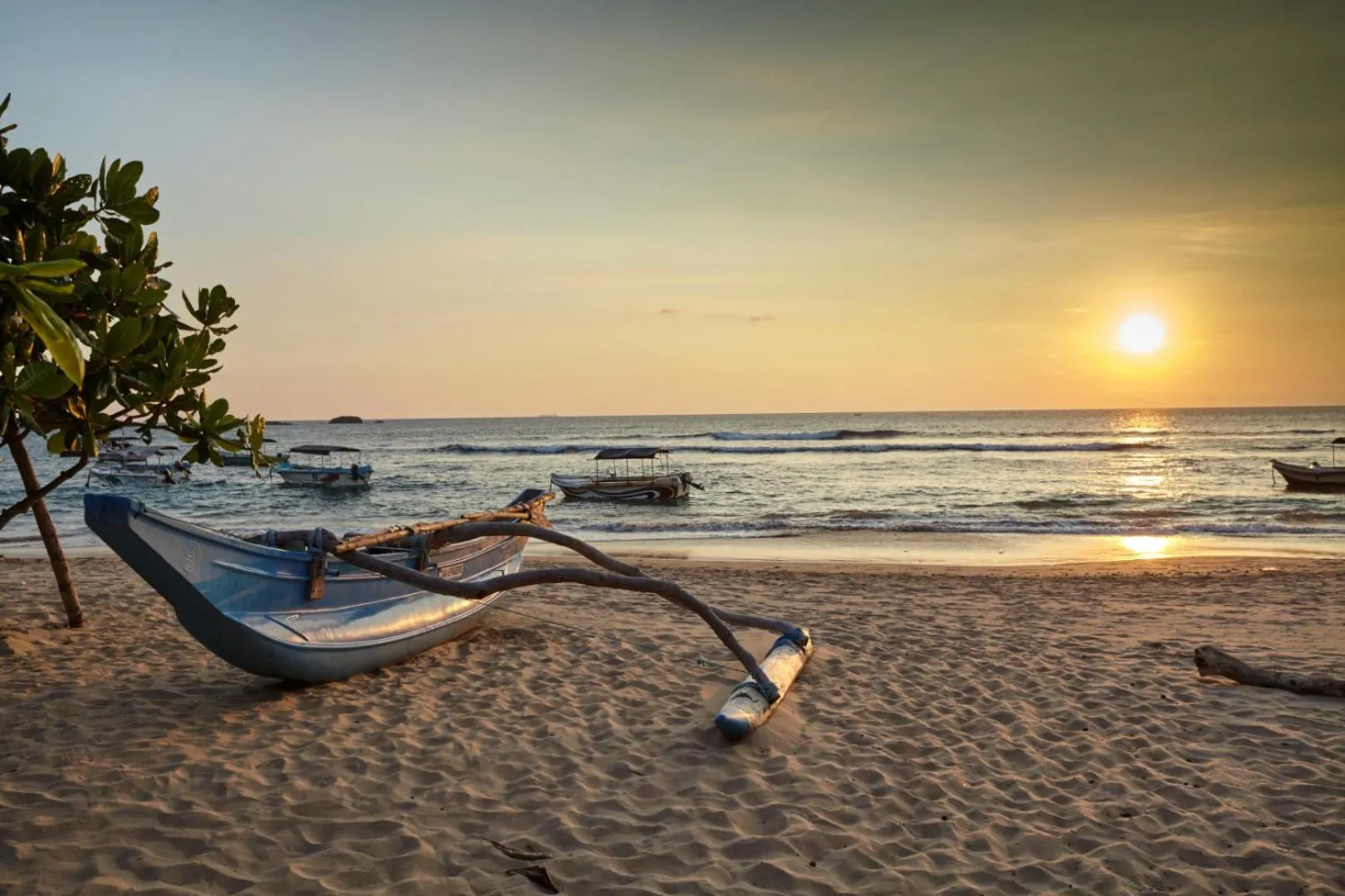 Sunset in Coral Sands Hotel