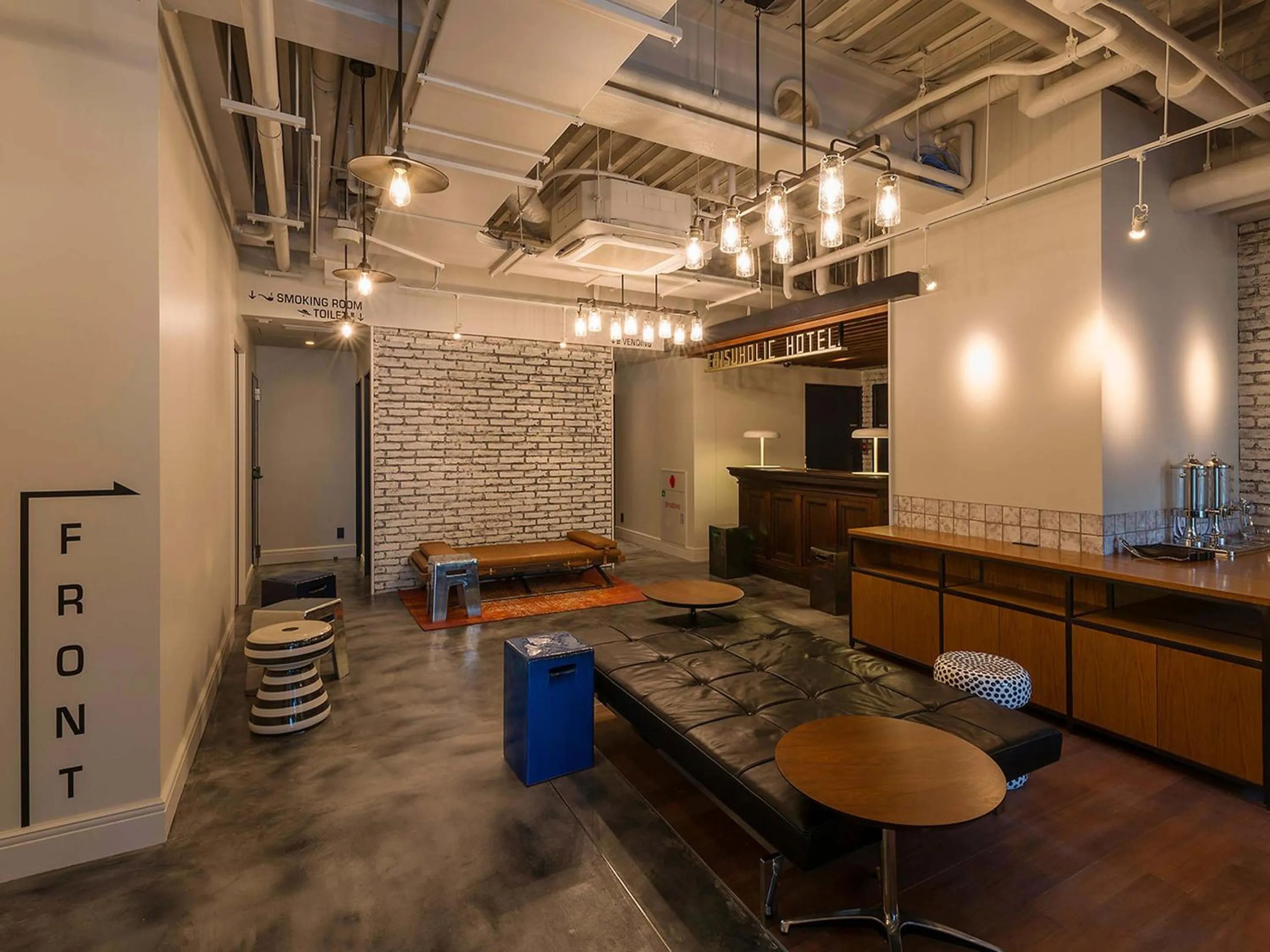 Lobby or reception in Ebisuholic Hotel